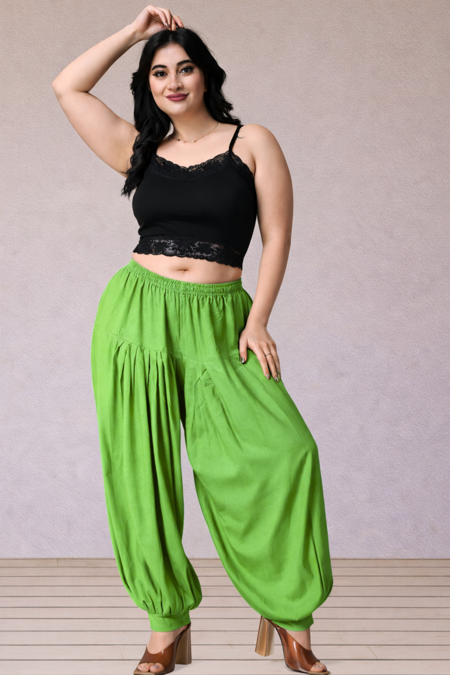 Light Green Rayon Afghani Salwar