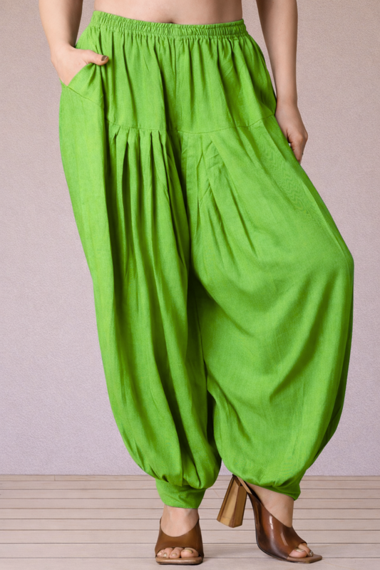 Light Green Rayon Afghani Salwar