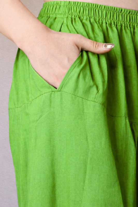 Light Green Rayon Afghani Salwar