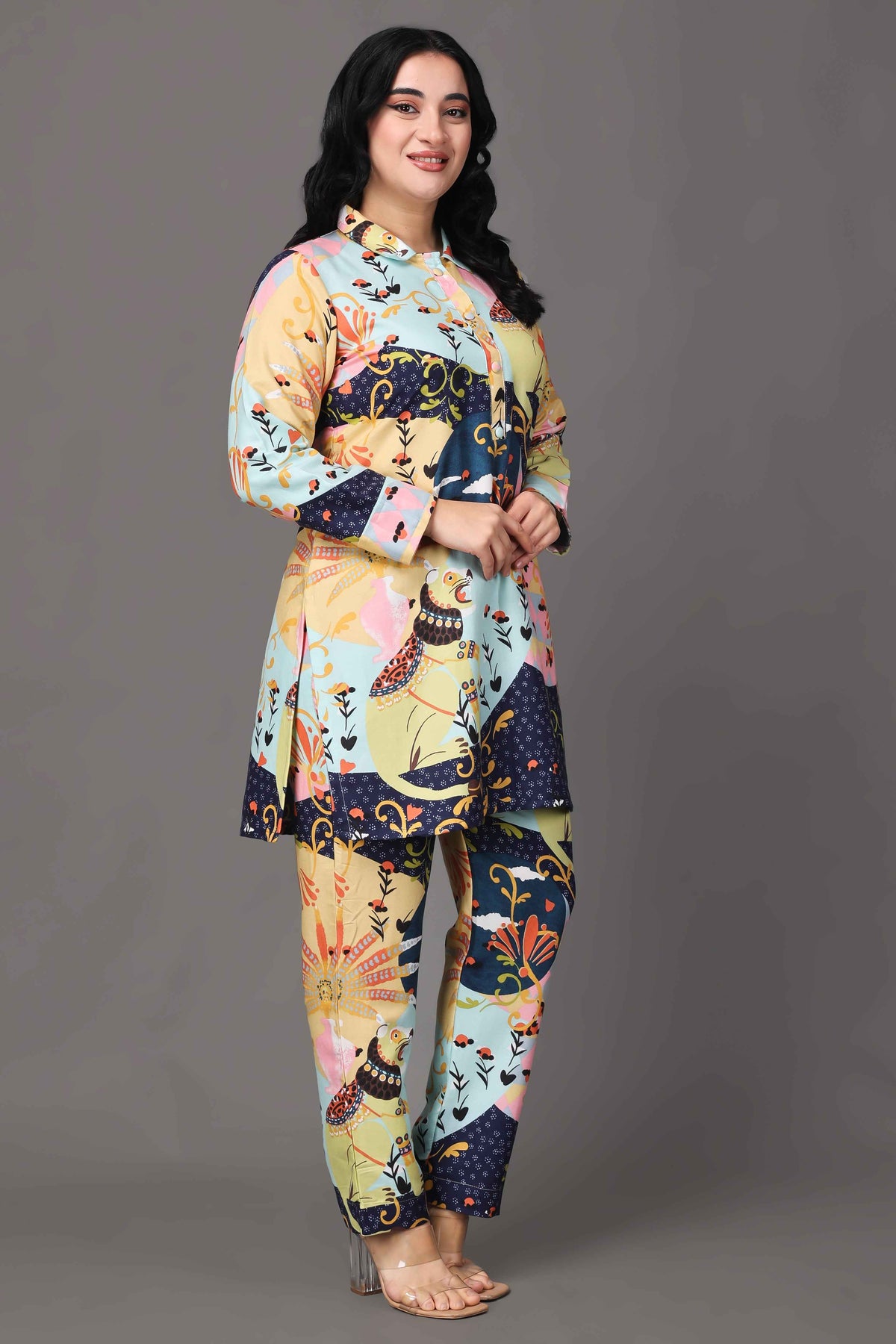 Creamy Canvas Woollen Co-ord Set