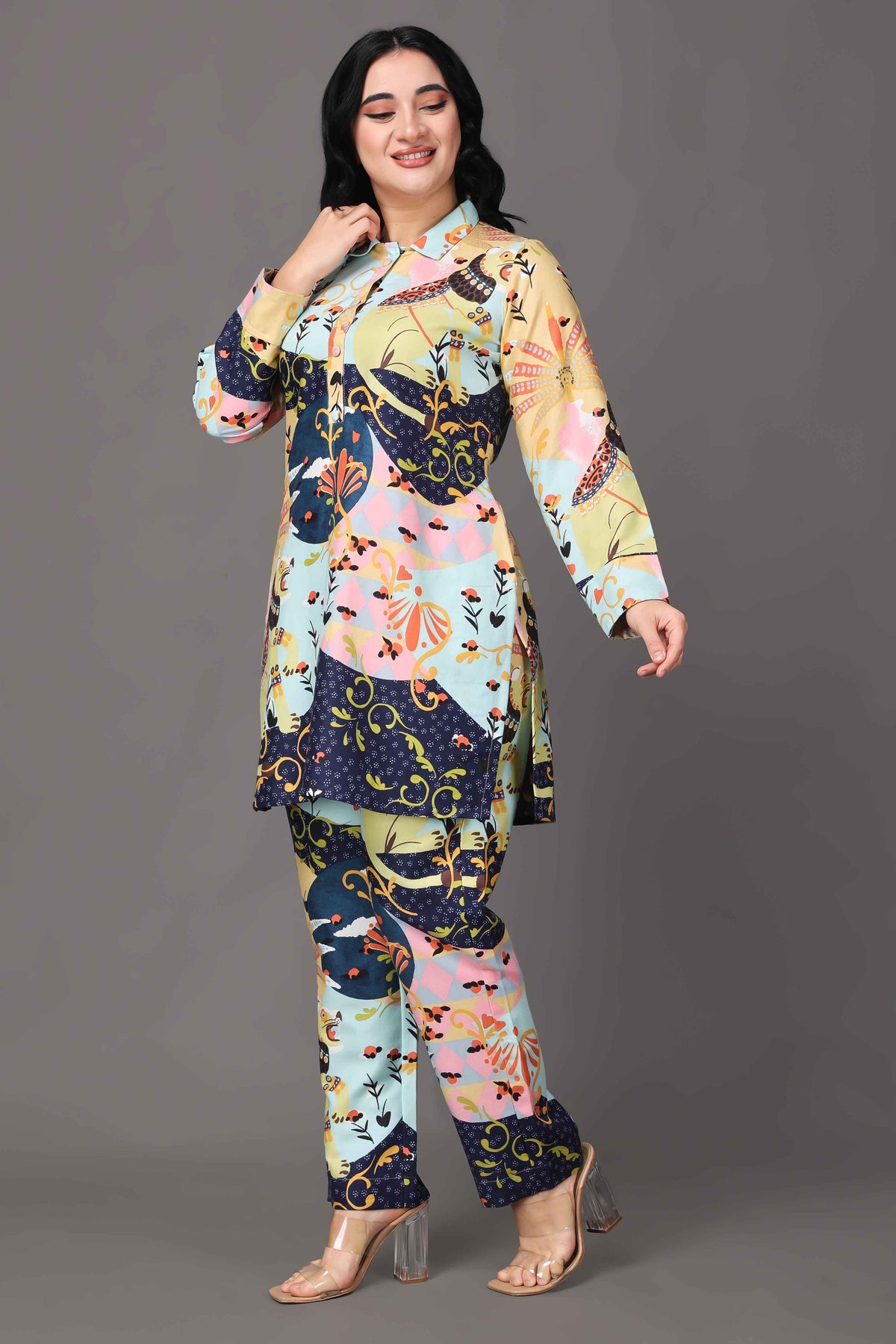 Creamy Canvas Woollen Co-ord Set