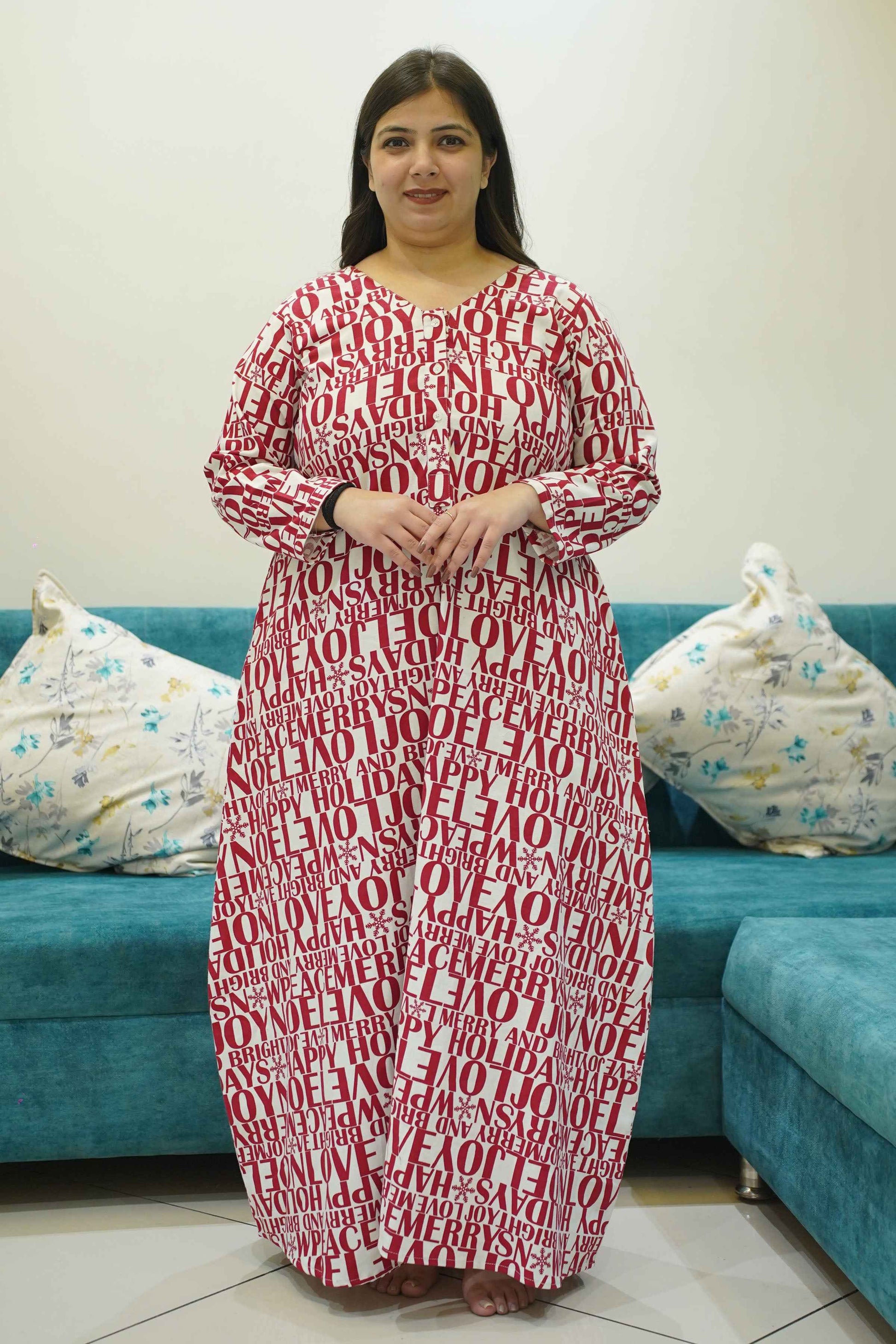 Love Lullaby Woollen Night Gown