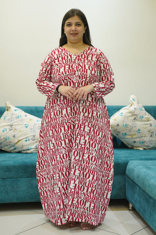 Love Lullaby Woollen Night Gown