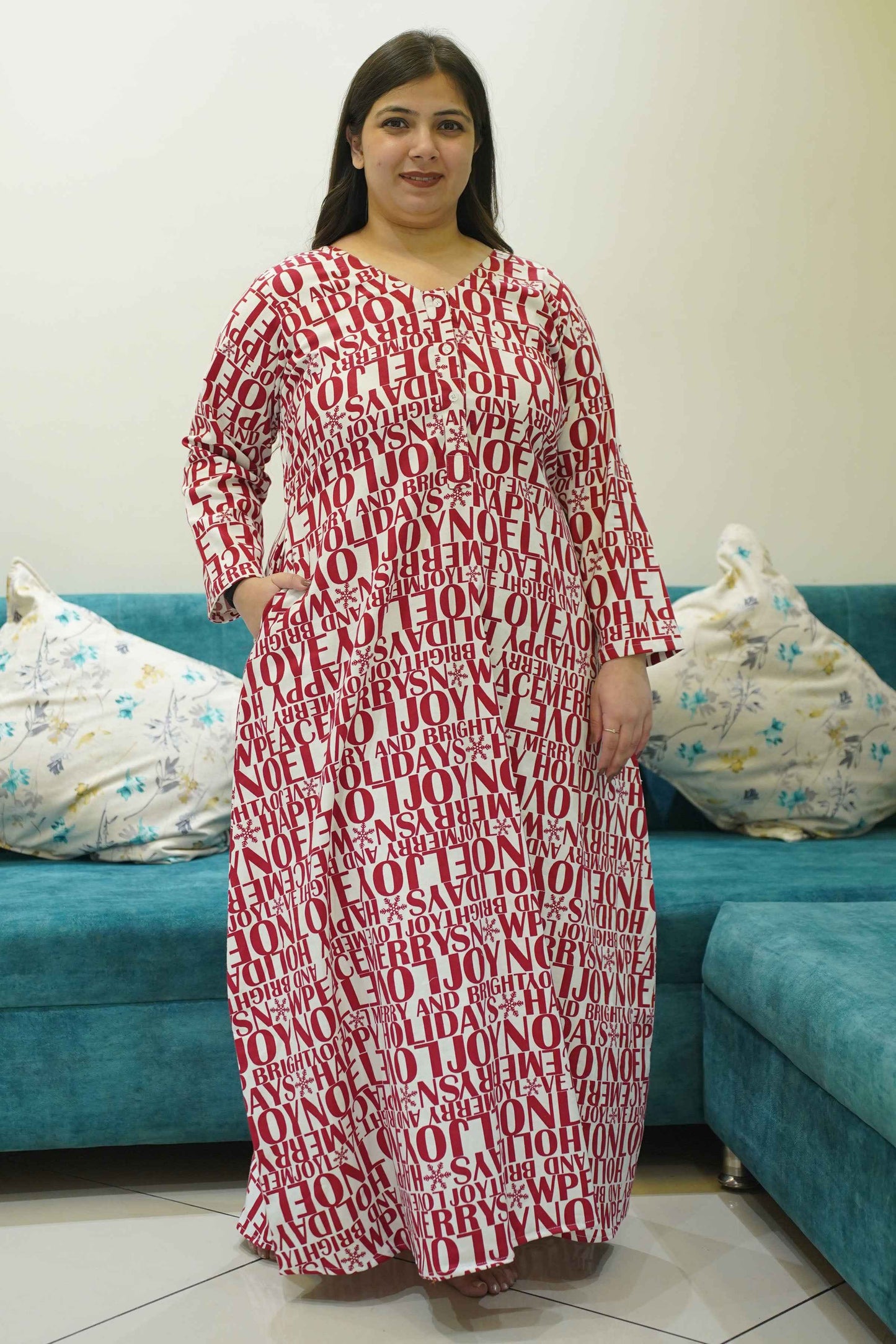 Love Lullaby Woollen Night Gown