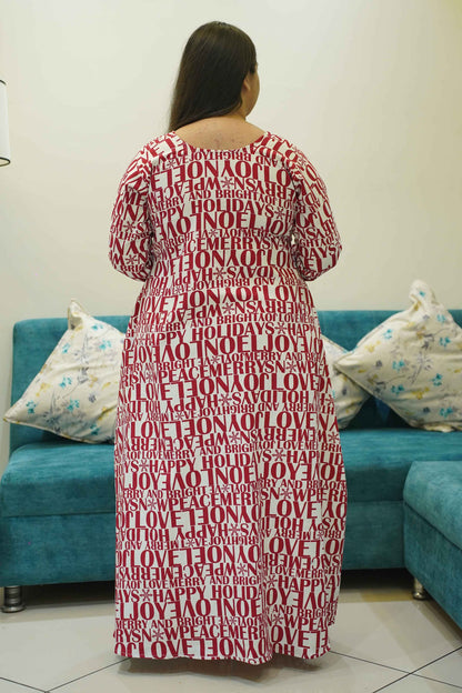 Love Lullaby Woollen Night Gown
