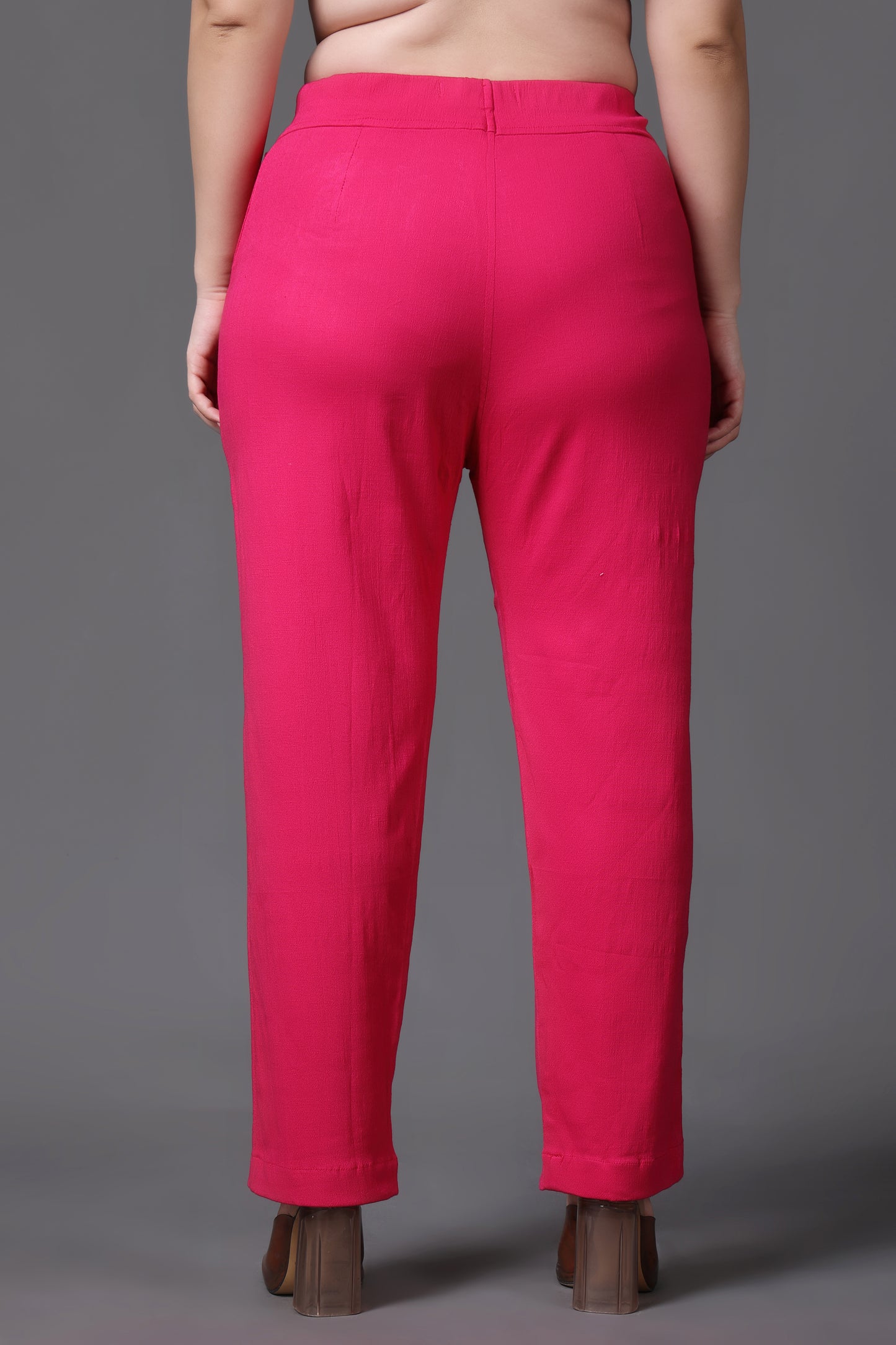  Pink Lycra Formal Pants