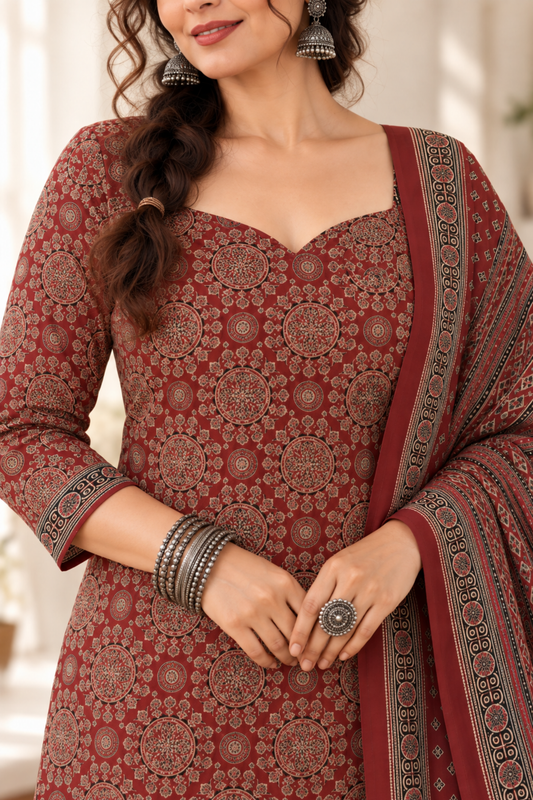 Spicy Saaz Cotton Salwar Suit