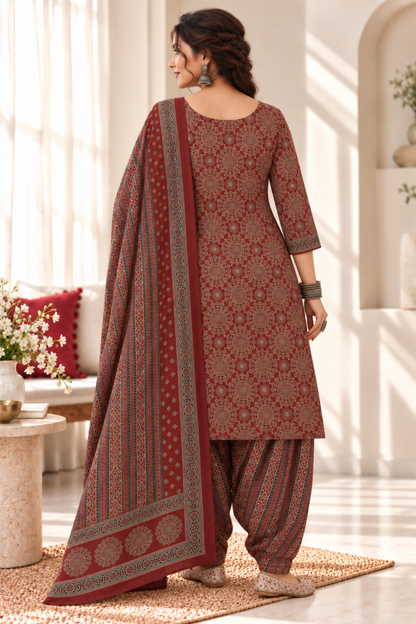 Spicy Saaz Cotton Salwar Suit