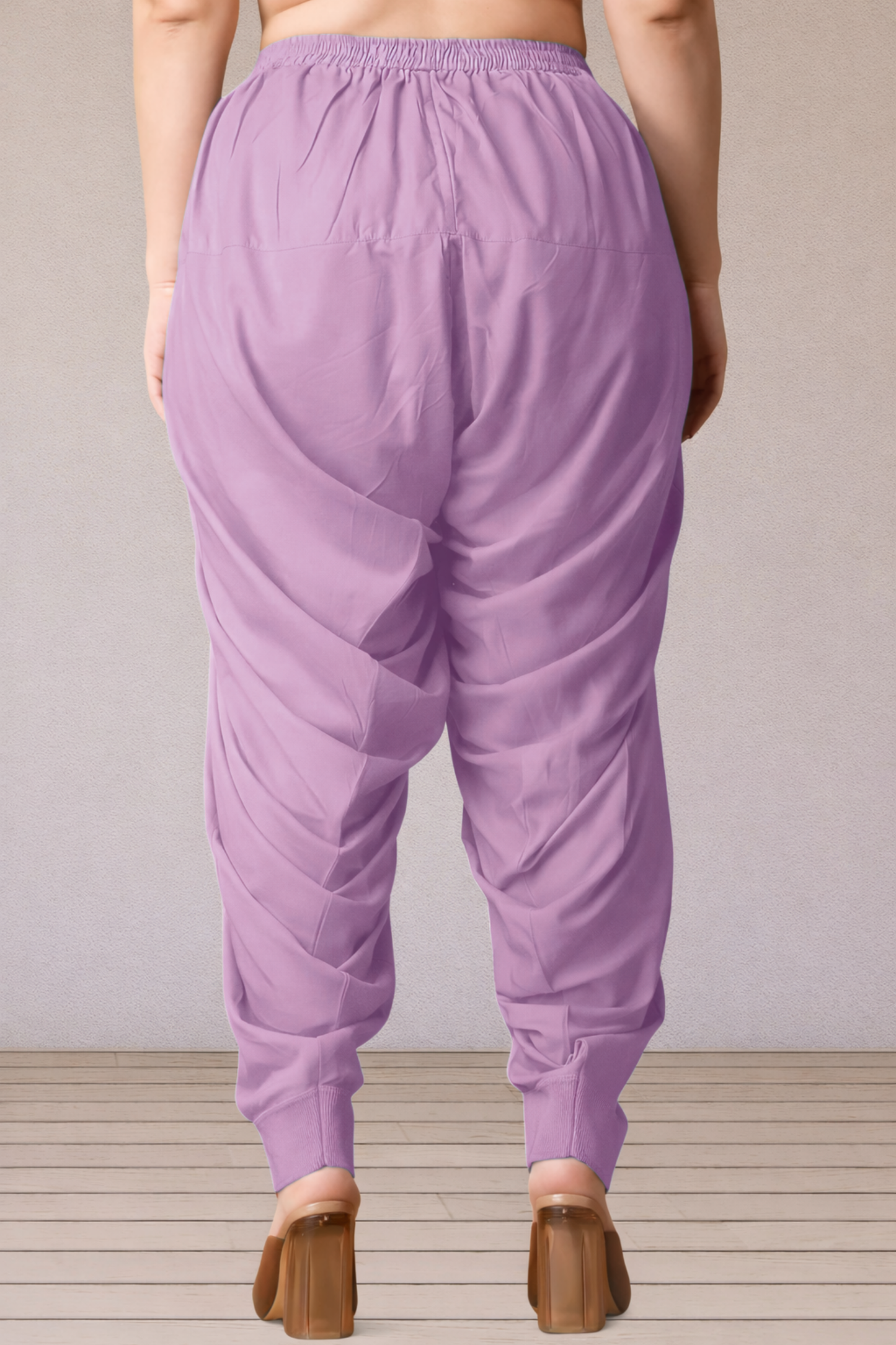 Lavender Rayon Patiala Salwar