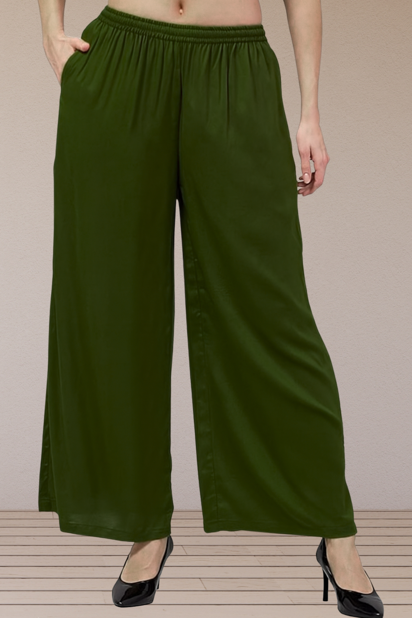 Mehandi Flared Palazzo Pant