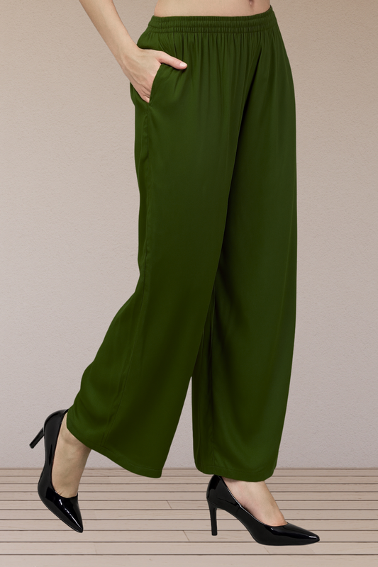 Mehandi Flared Palazzo Pant