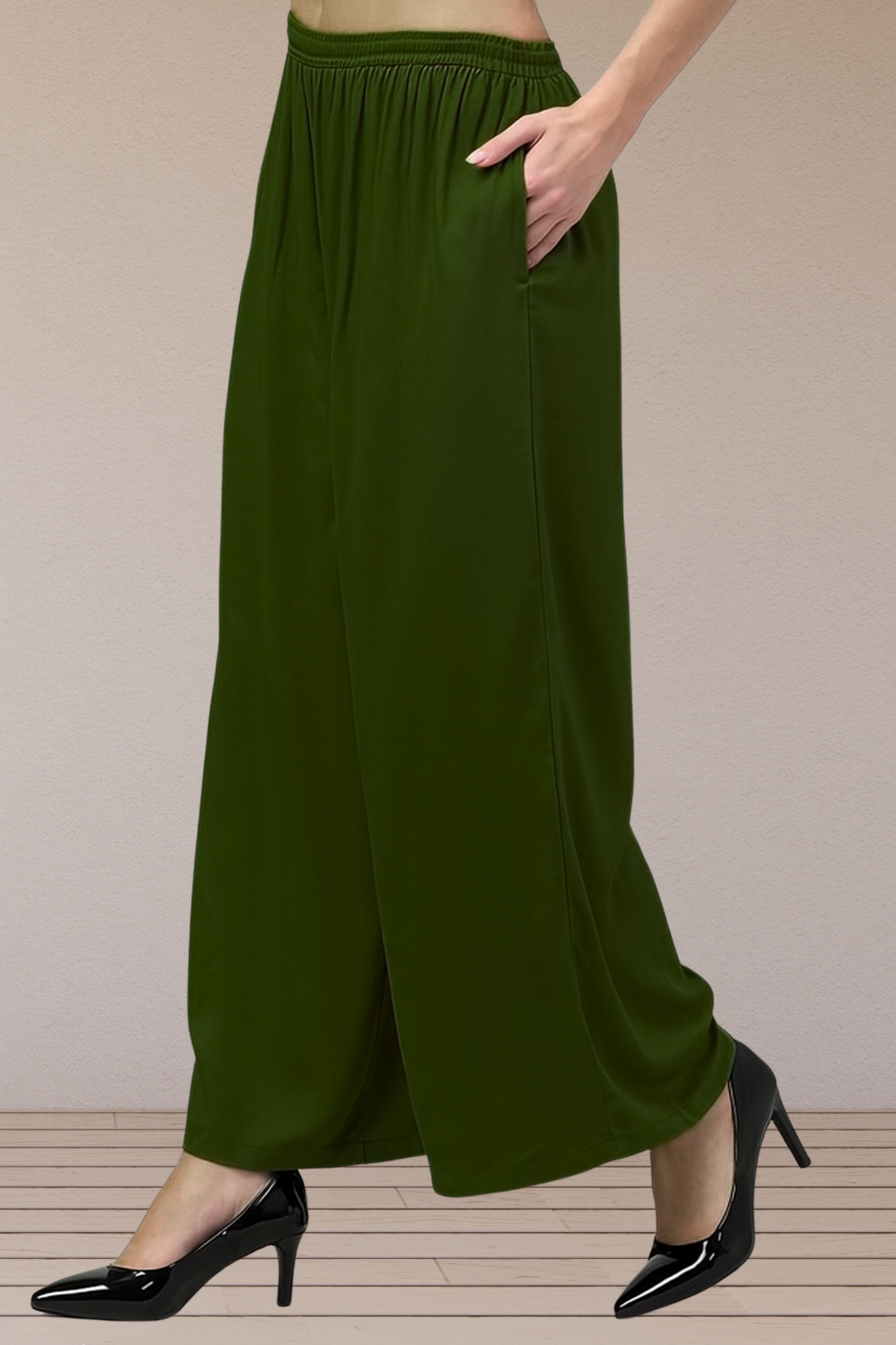 Mehandi Flared Palazzo Pant