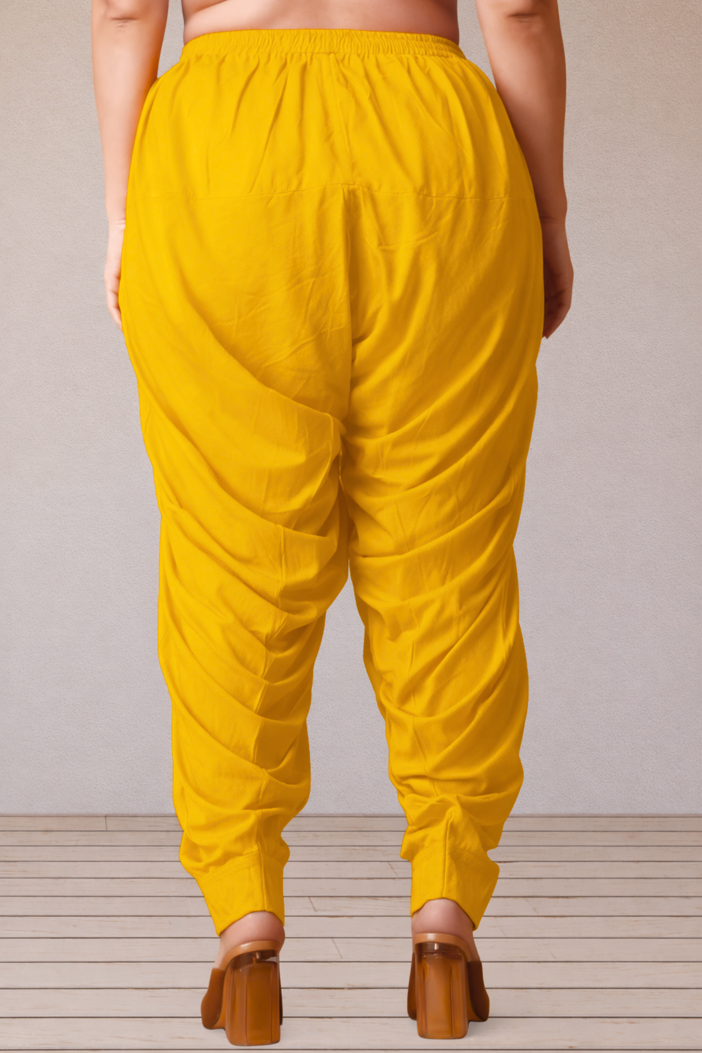 Mustard Rayon Patiala Salwar