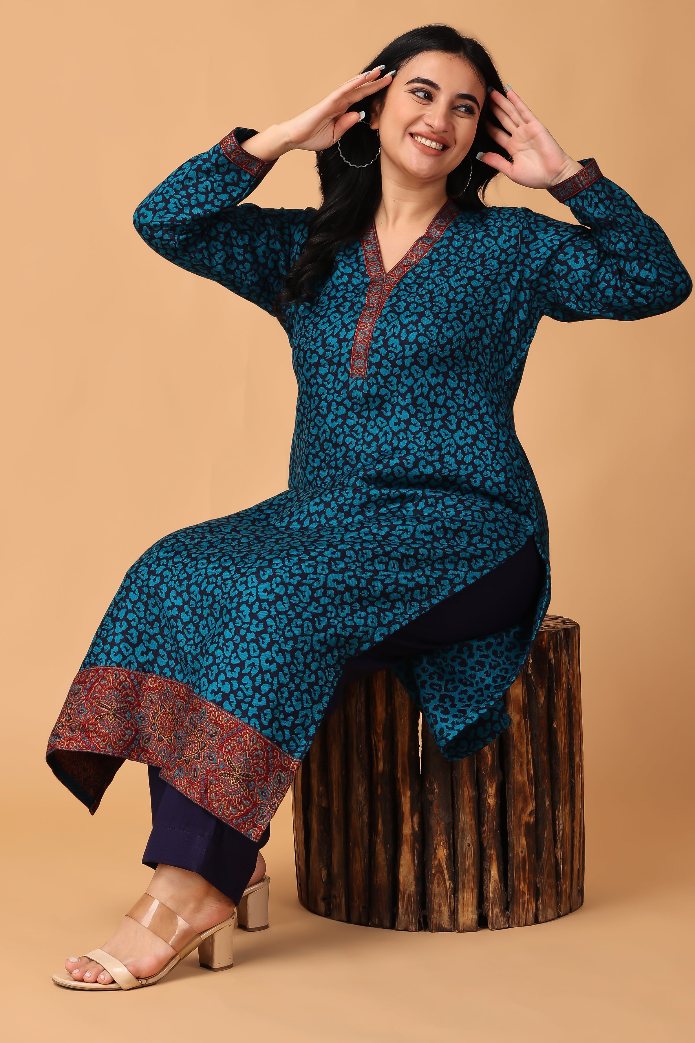 30+ stylish daily wear & party wear woolen kurti & suits design ideas/woolen  kurti & suit collection - YouTube