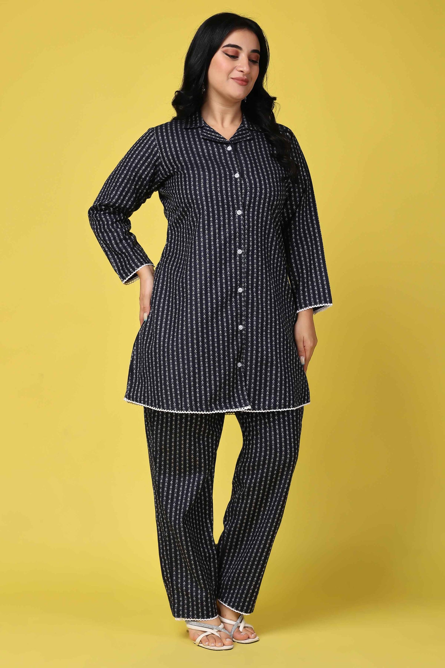 Buy Plus Size ​Northern Lights Woollen Co-ord Set At Apella | Sizes XS to 10 XL | India | Free Delivery | Customized
