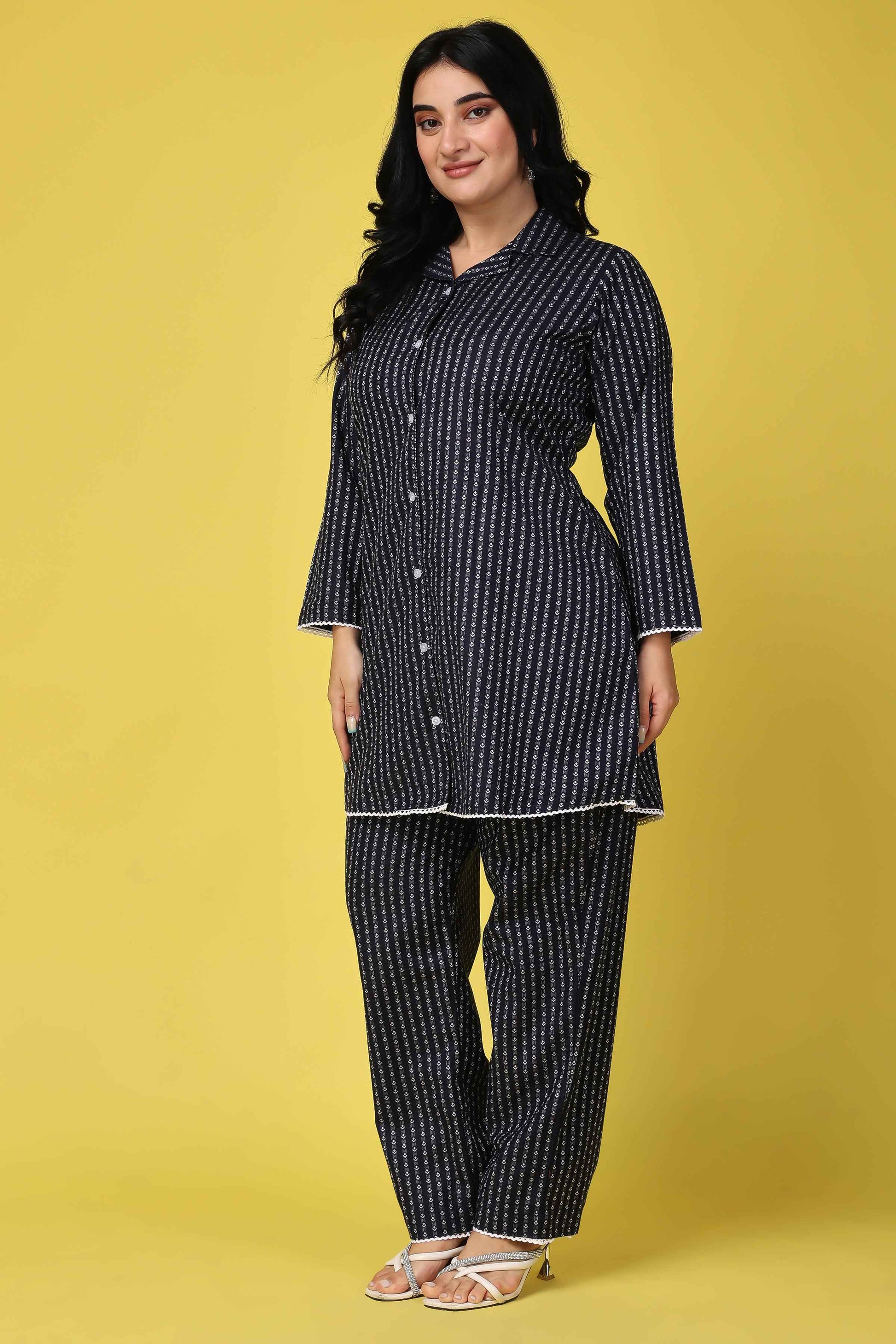 Buy Plus Size ​Northern Lights Woollen Co-ord Set At Apella | Sizes XS to 10 XL | India | Free Delivery | Customized