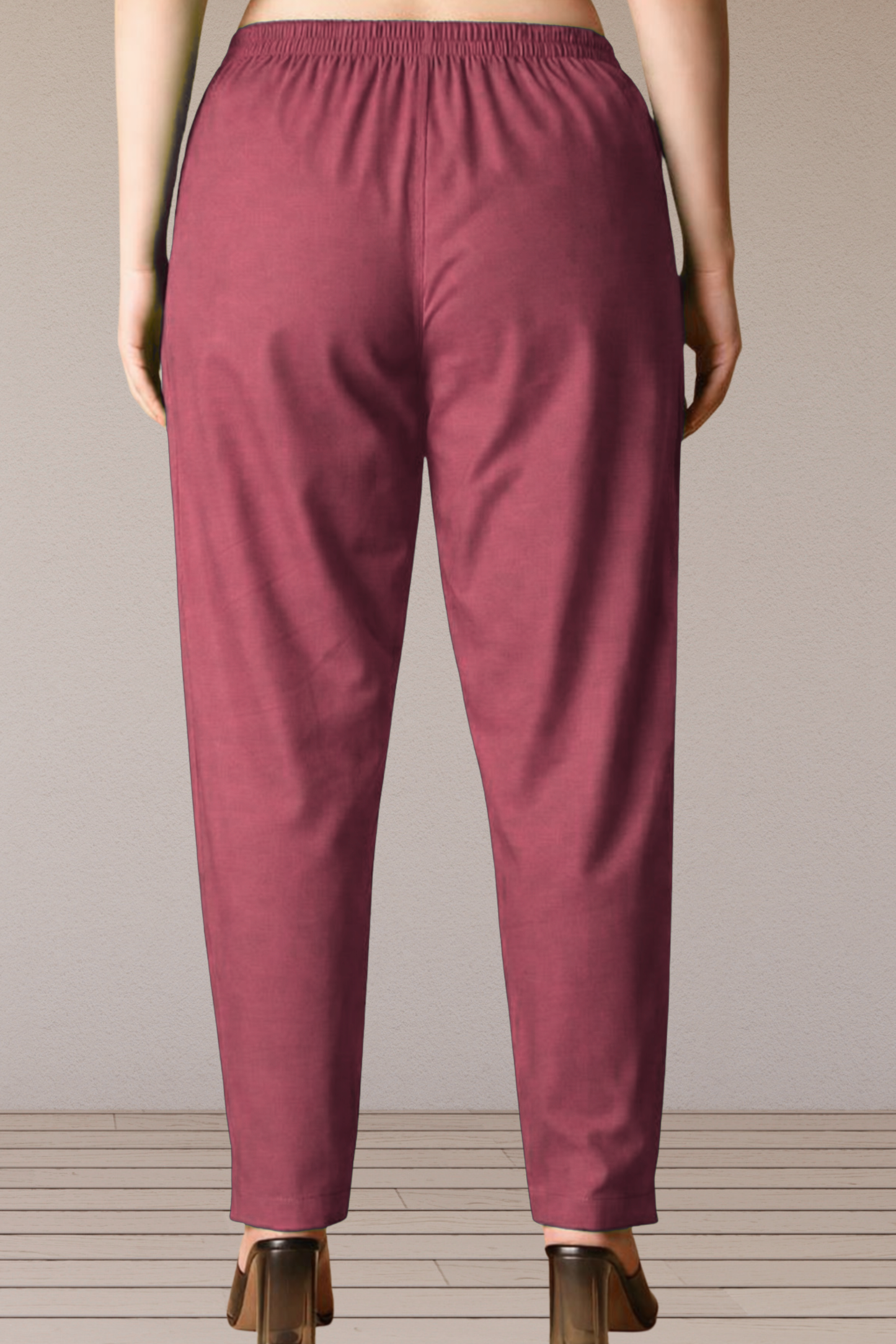 Dark Onion Cotton Kurti Pant
