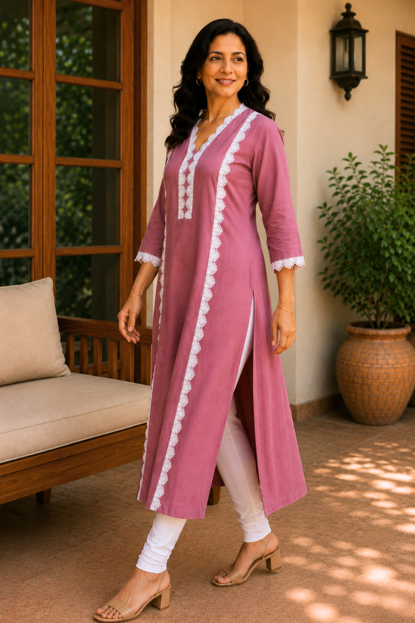 Pinkwood A-line Cotton Kurta