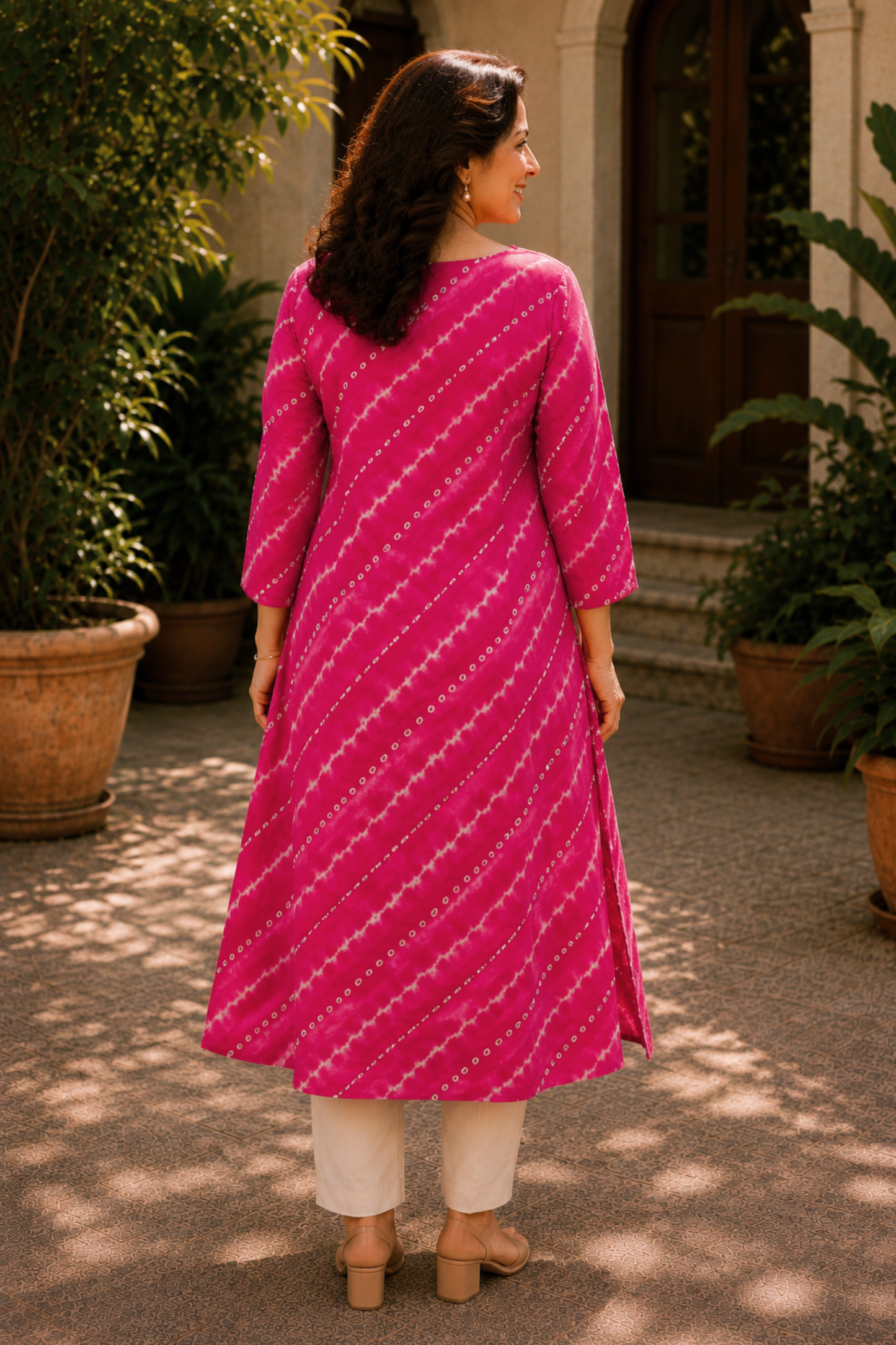 Abeer Leher A-line Cotton Kali Kurta