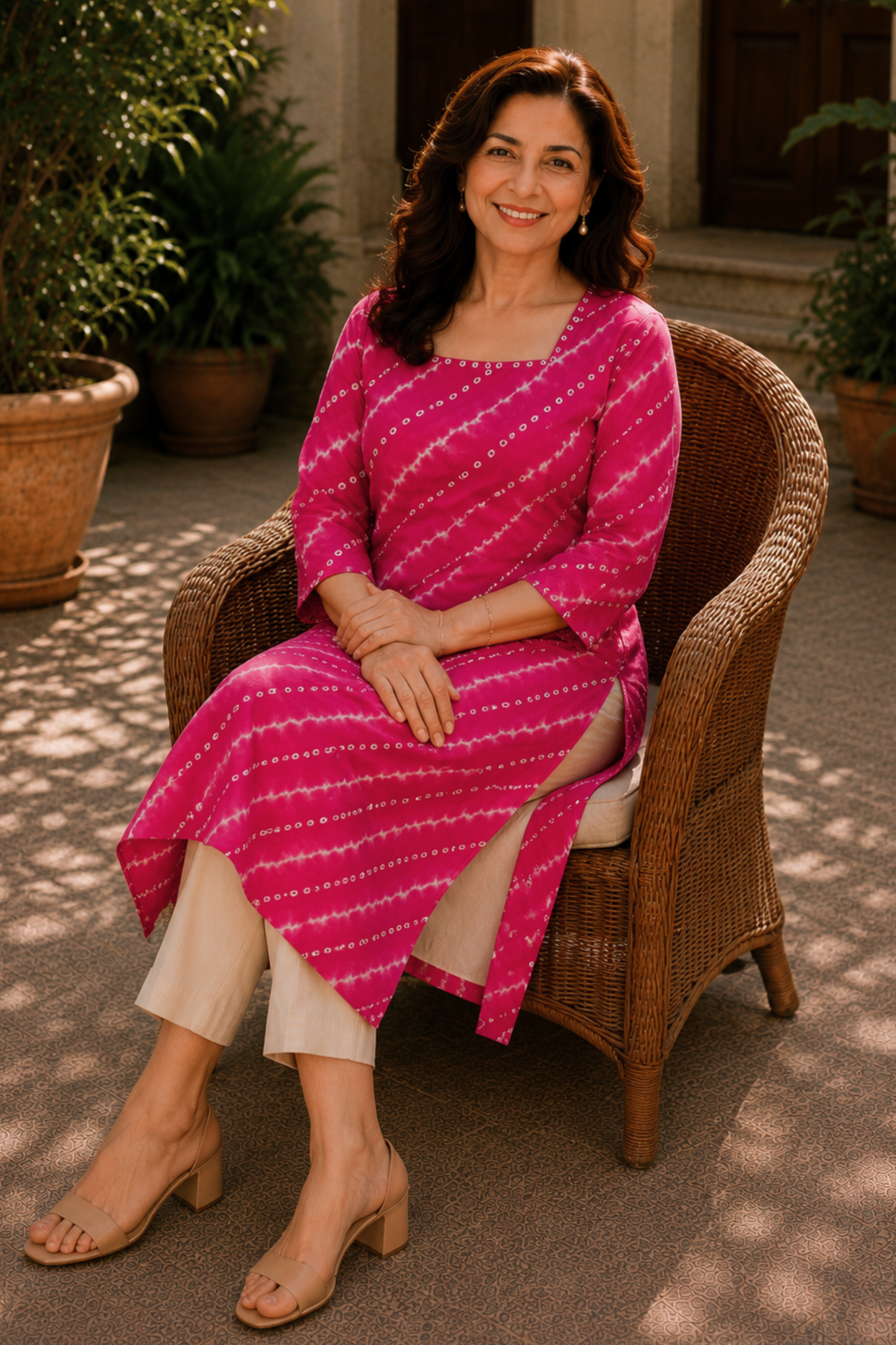 Abeer Leher A-line Cotton Kali Kurta