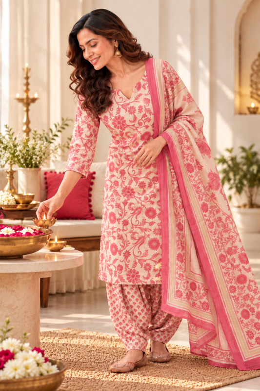 Rosy Mehfil Cotton Salwar Suit