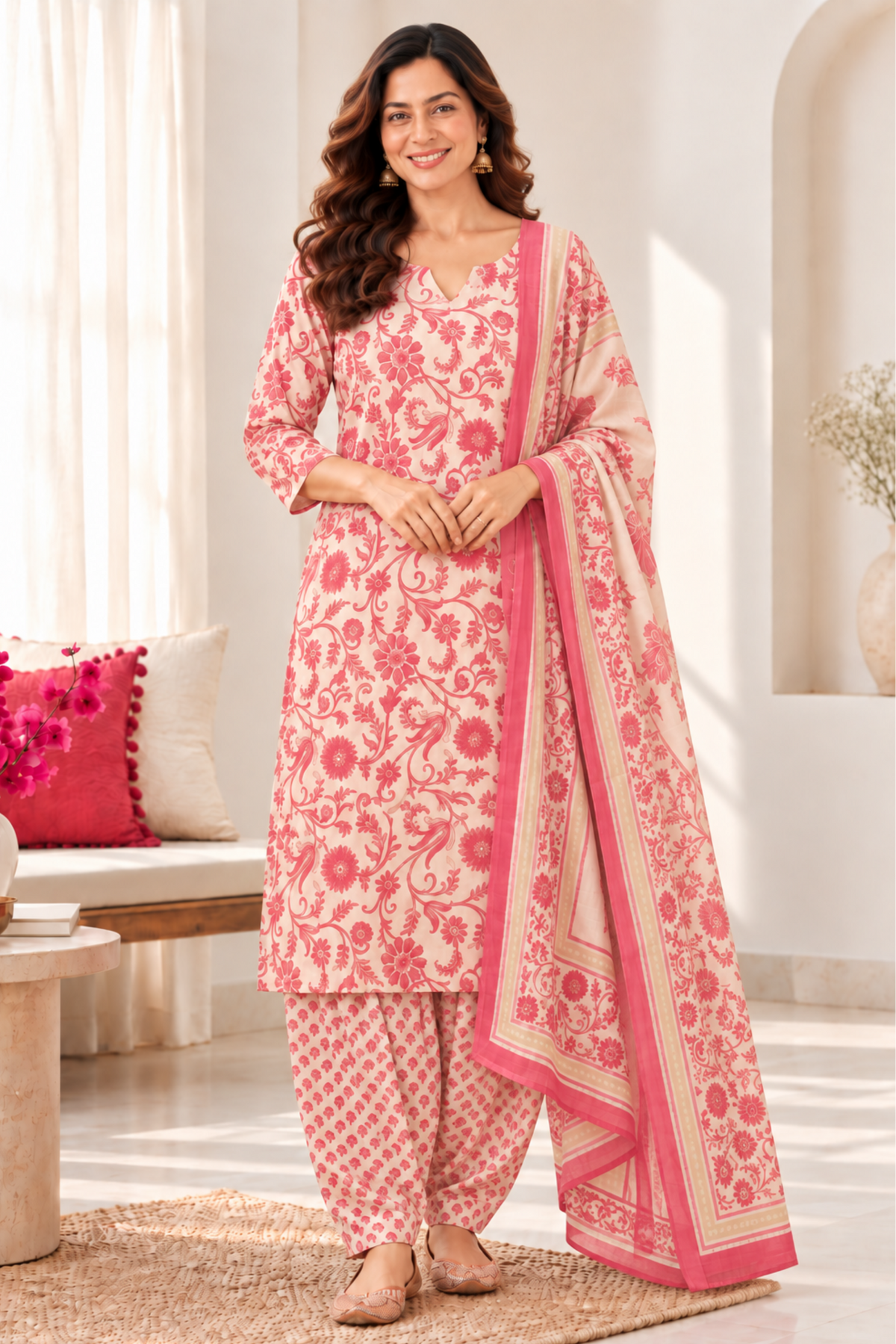 Rosy Mehfil Cotton Salwar Suit