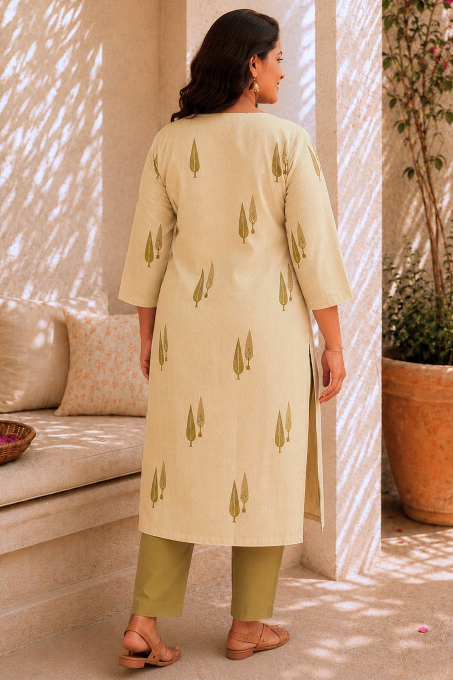 Oh, So Pista Cotton Straight Suit
