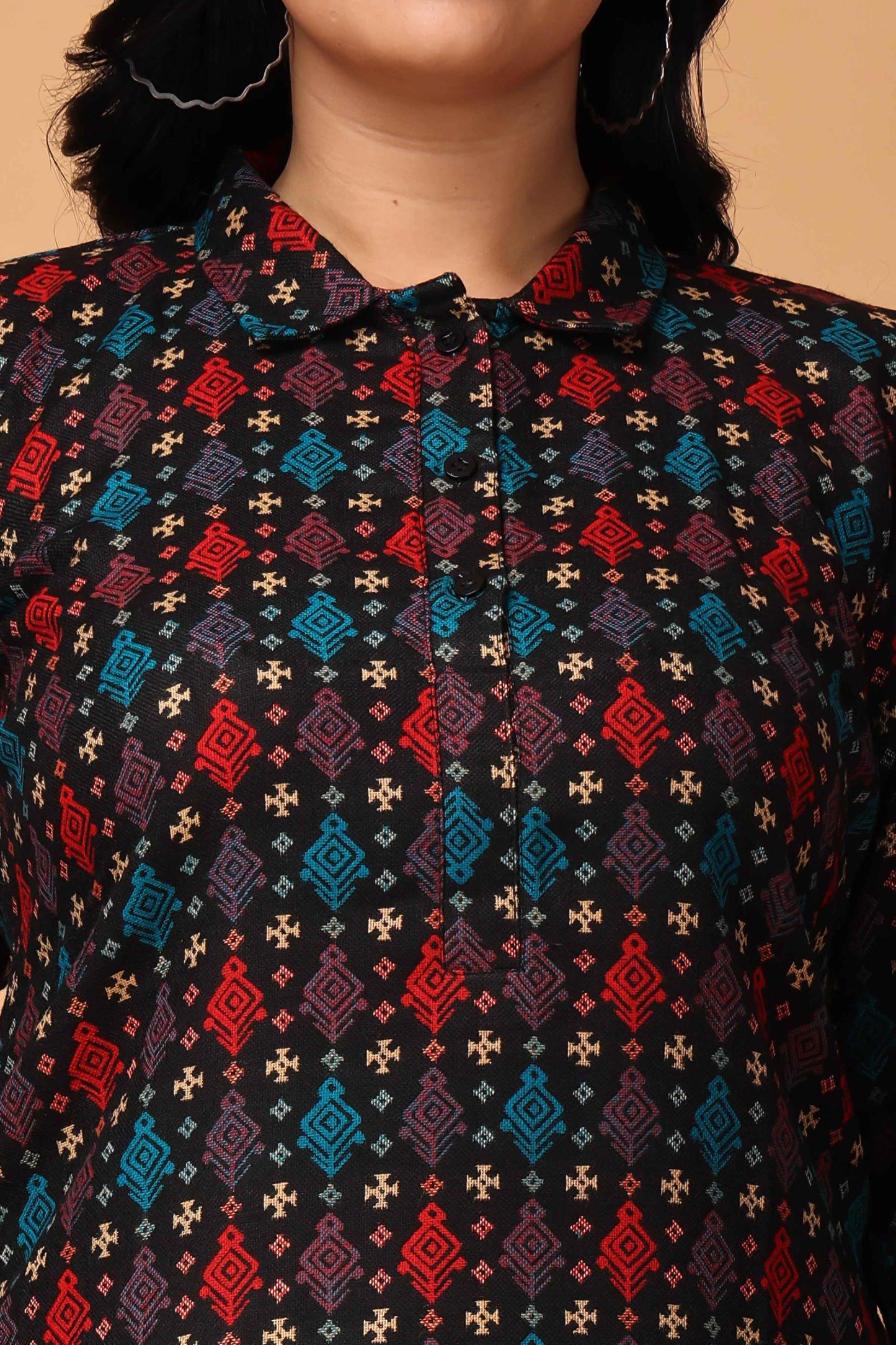 Buy Plus Size ​Timeless Tales Woollen Kurta Set At Apella | Sizes XS to 10 XL | India | Free Delivery | Customized