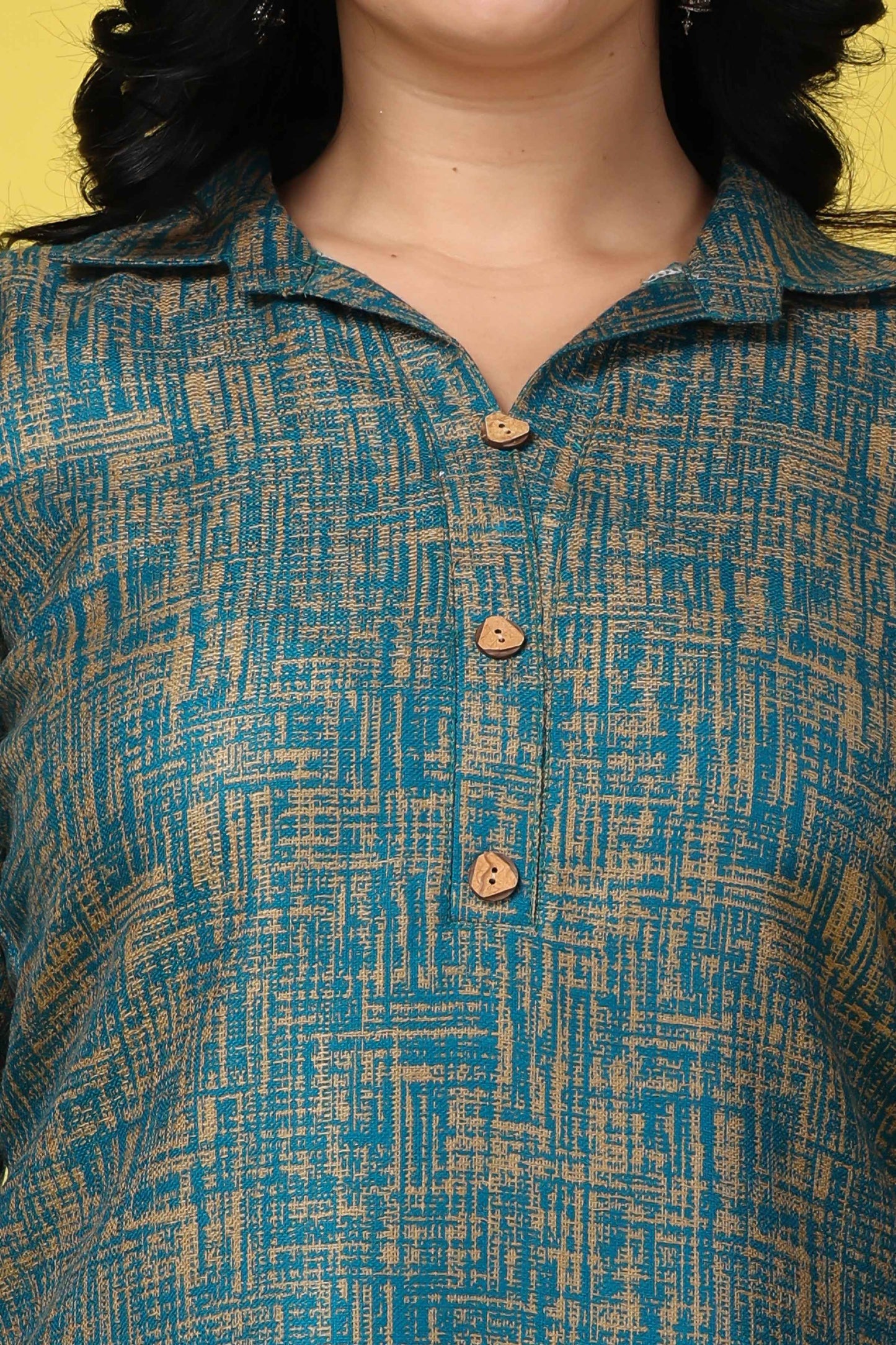 Buy Plus Size ​Willow Weaves Woollen Short Kurta At Apella | Sizes XS to 10 XL | India | Free Delivery | Customized