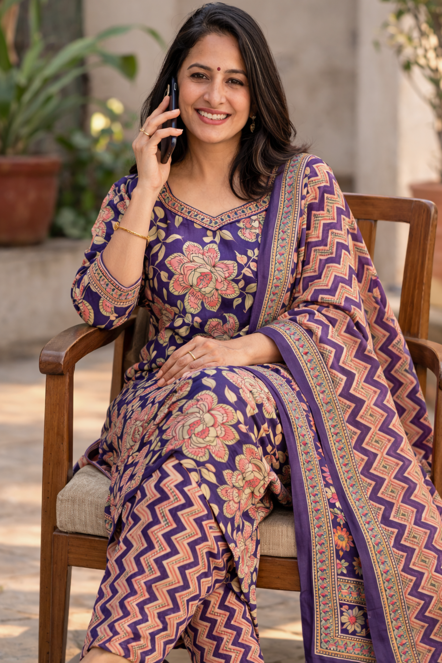 Evening Garden Cotton Salwar Suit