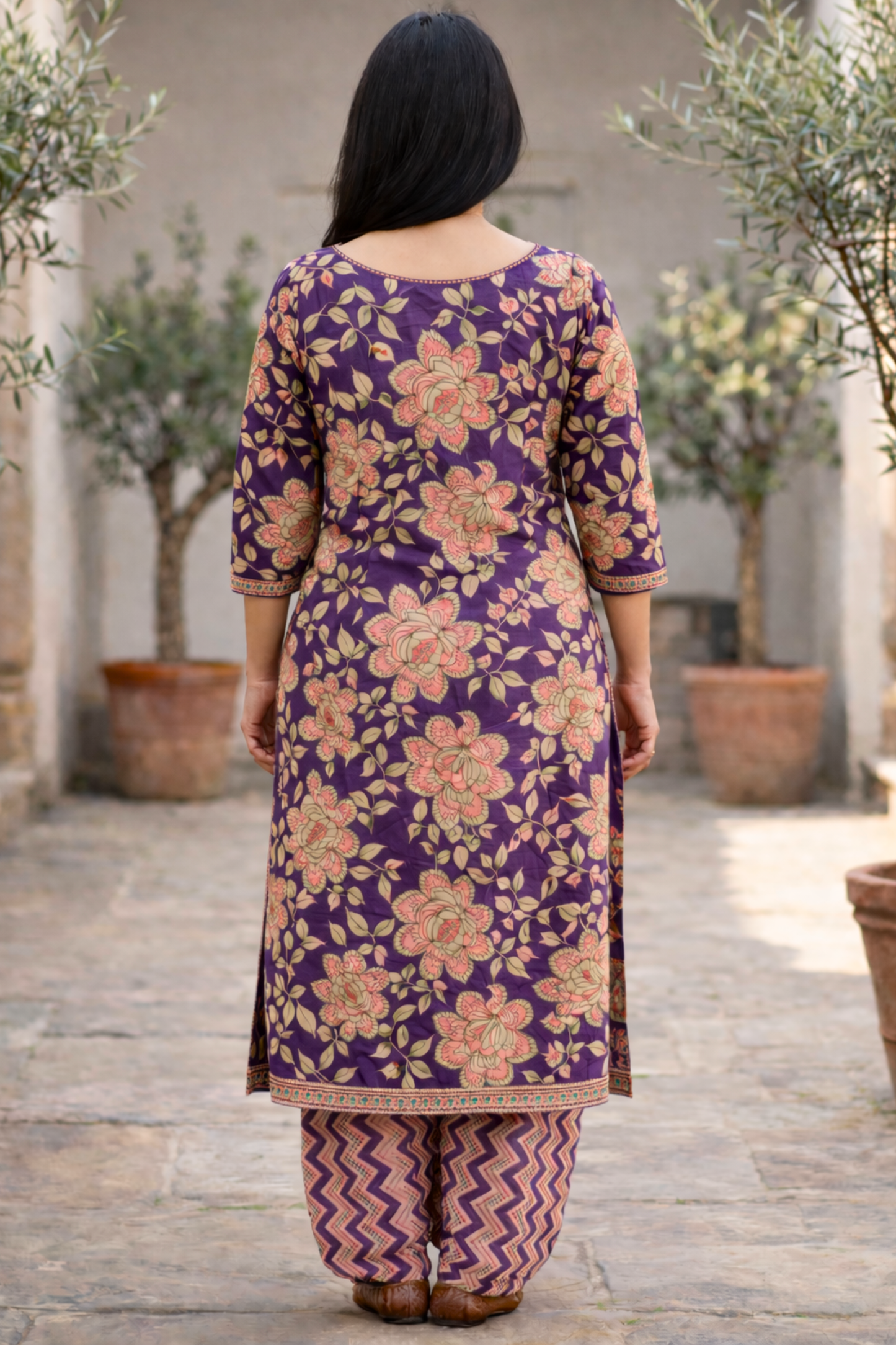 Evening Garden Cotton Salwar Suit