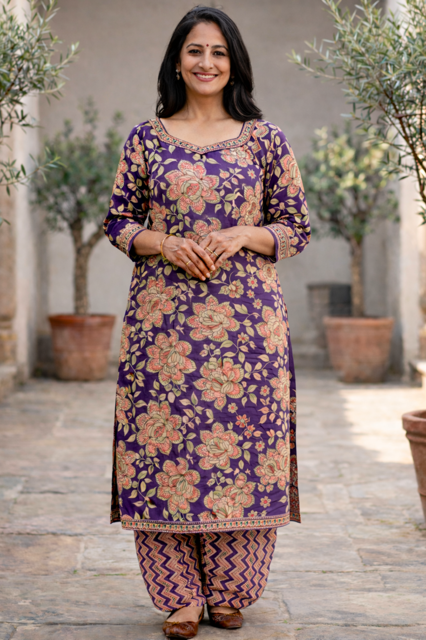 Evening Garden Cotton Salwar Suit