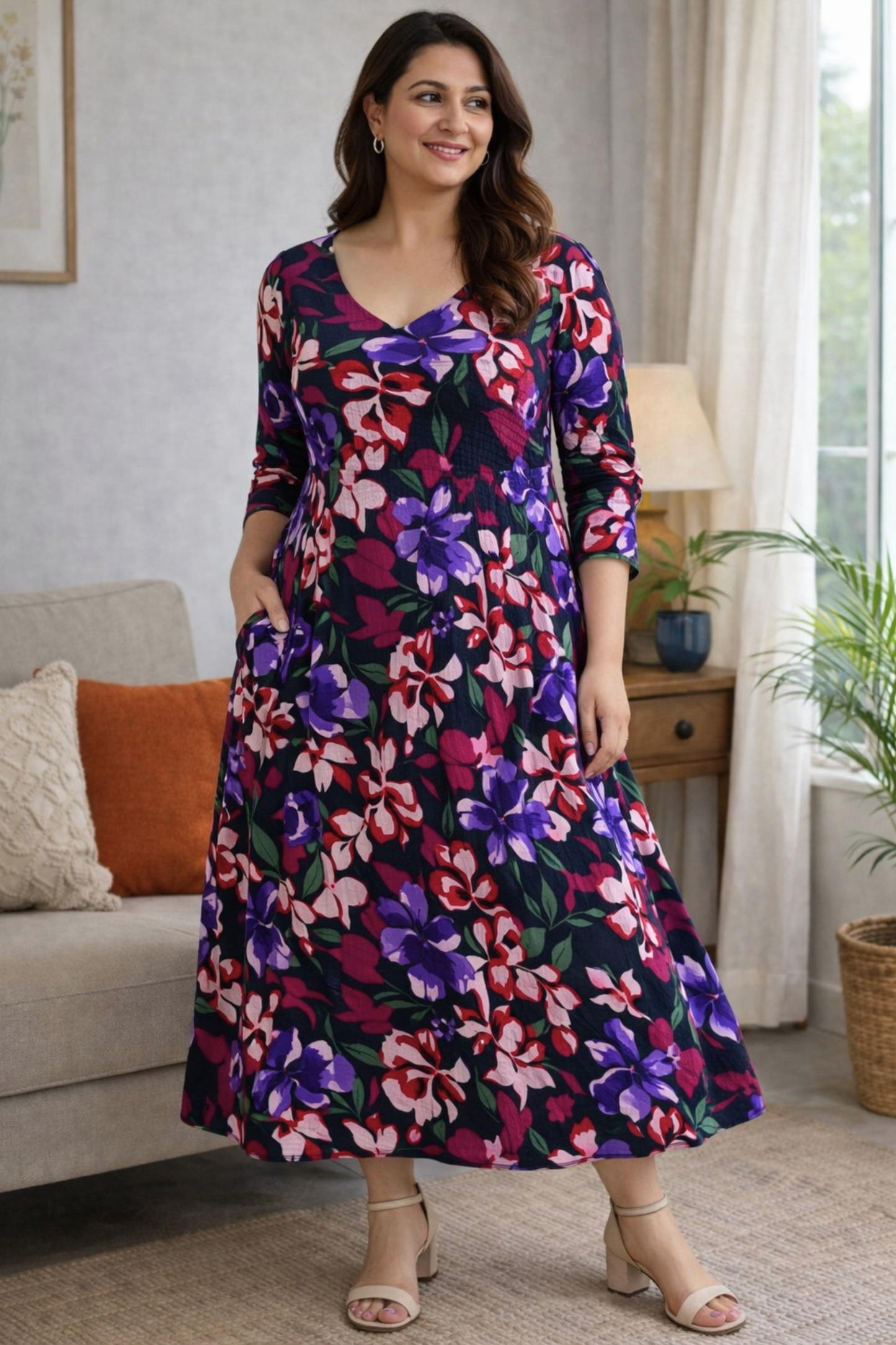 Mulberry Muse Summer Dress With Pockets