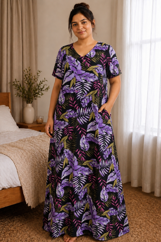 Violet Grove Rayon Night Gown