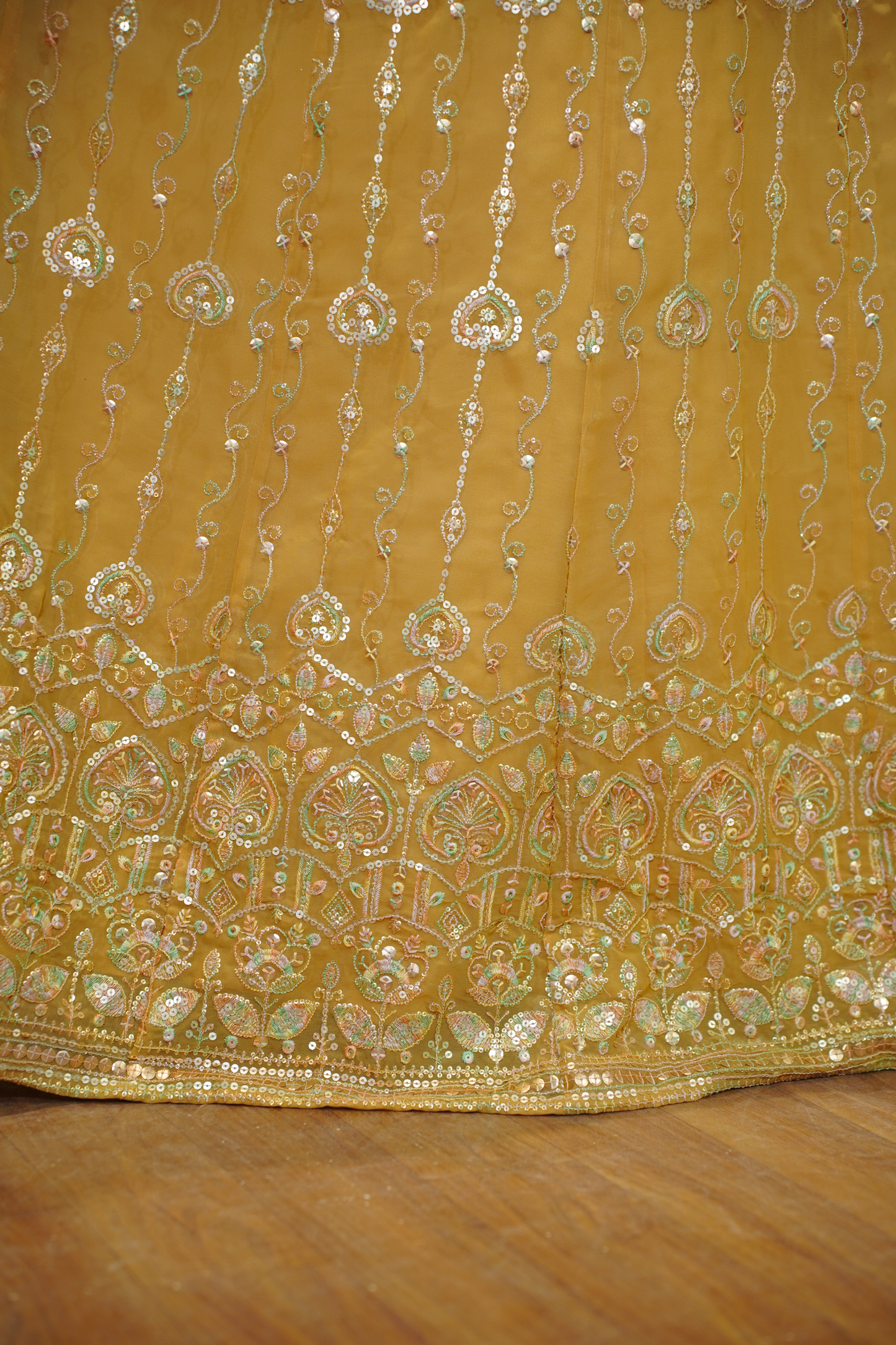 Radiant Realm Embroidered Dress With Dupatta