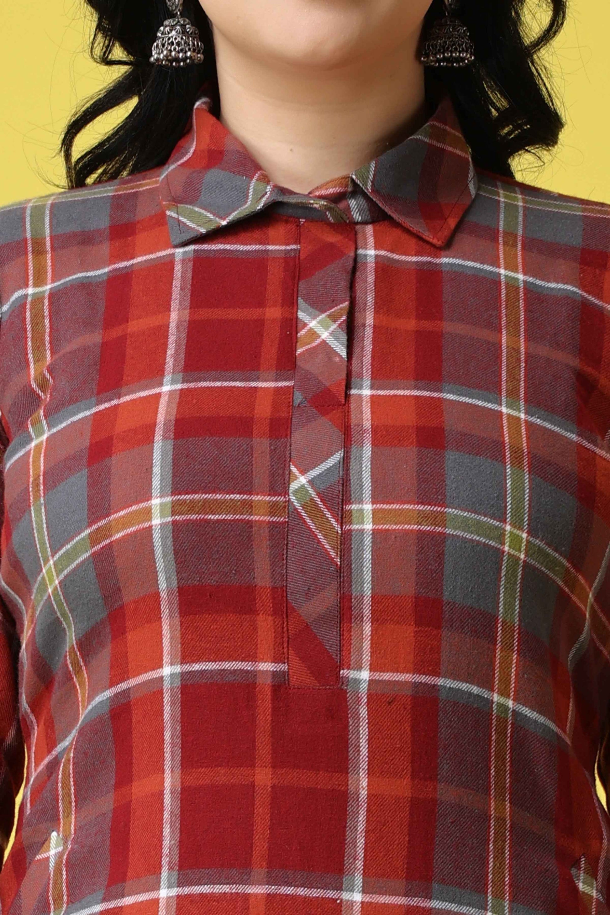 Village Rose Woollen Kurta