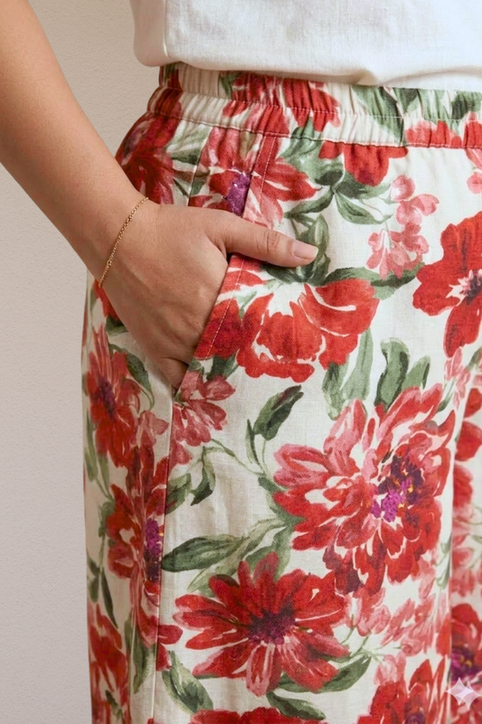 Rose Garden Floral Lounge Pants
