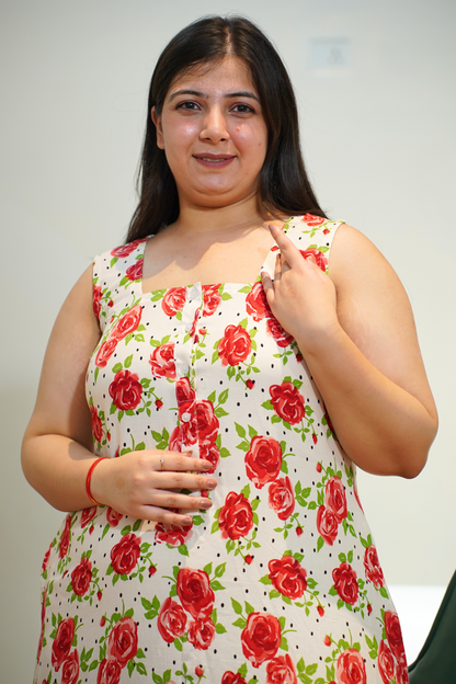 Rosé Reverie Rayon Night Gown