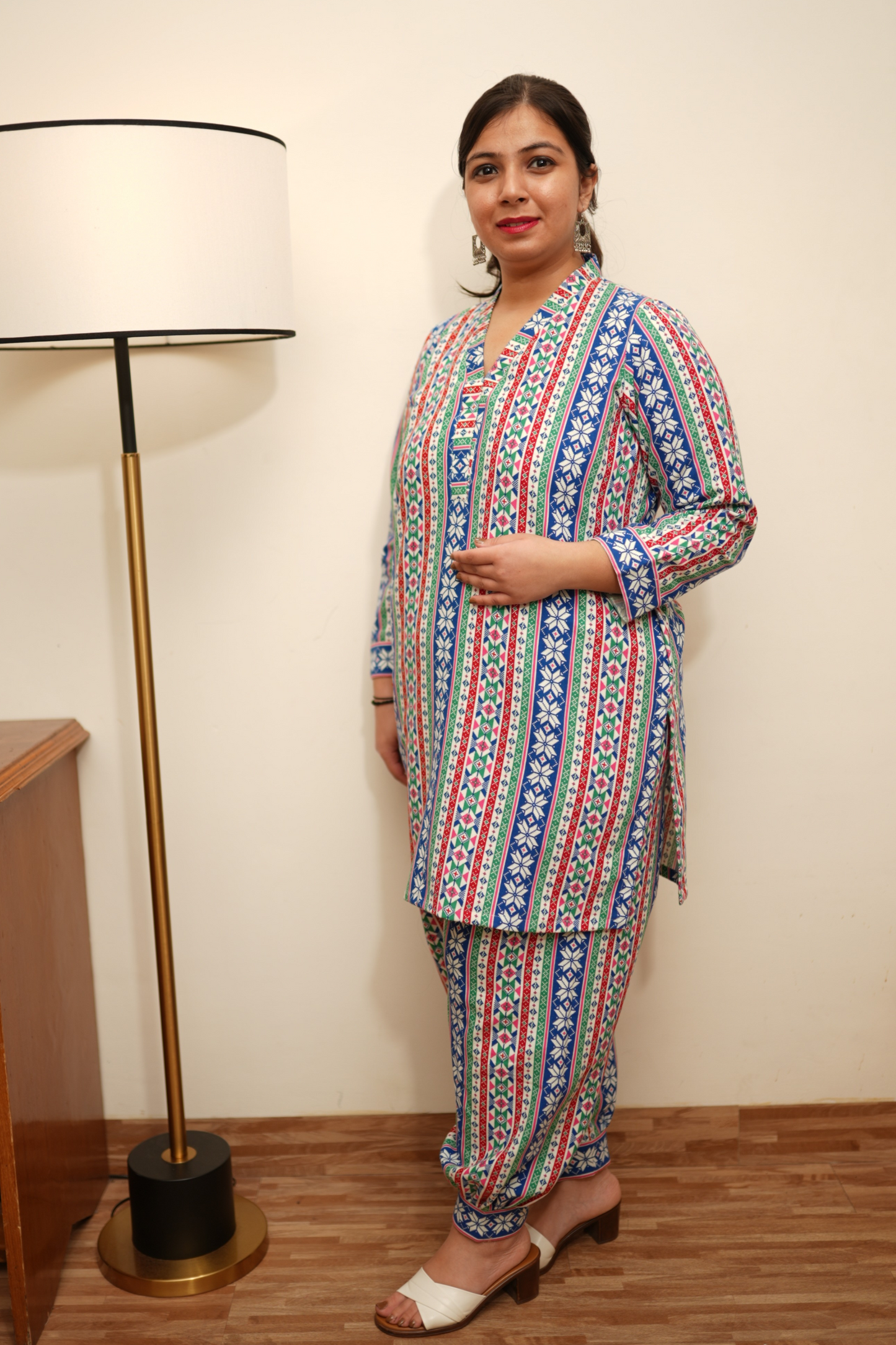 Buy Plus Size ​Arctic Echoes Woollen Co-ord Set At Apella | Sizes XS to 10 XL | India | Free Delivery | Customized