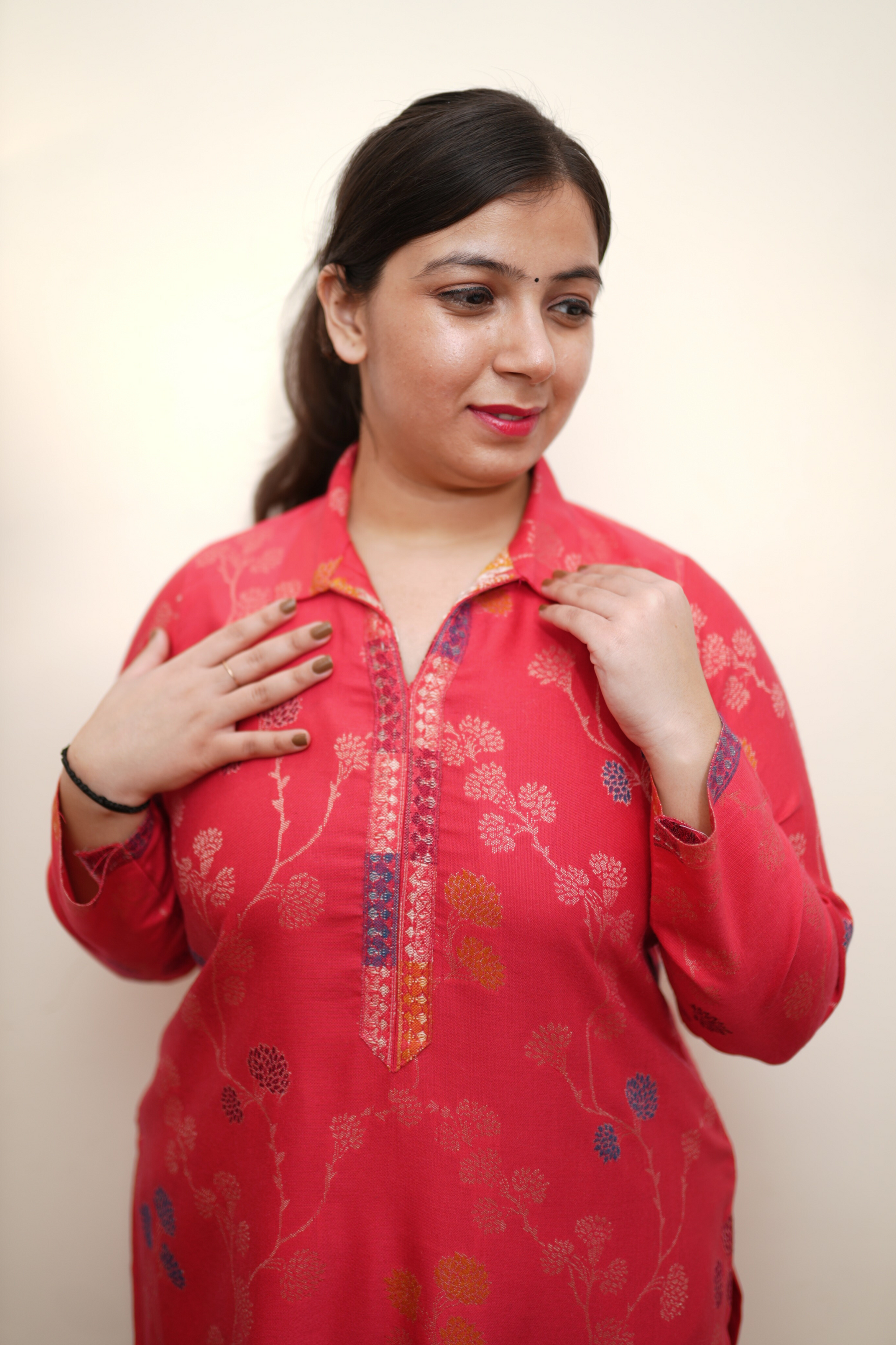 Rose Whimsy Pashmina Co-ord Set