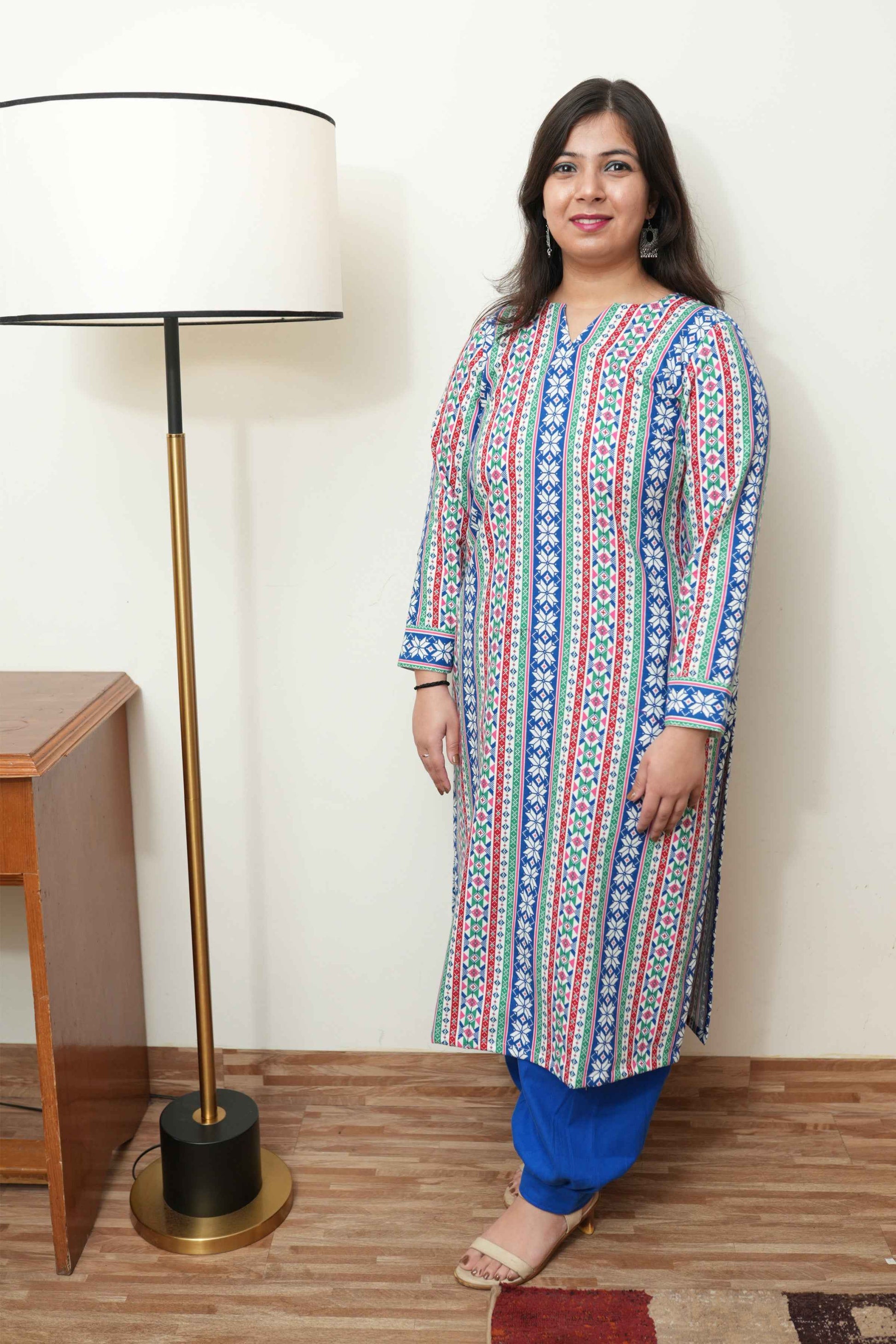 Buy Plus Size ​Arctic Echoes Woollen Afghani Suit At Apella | Sizes XS to 10 XL | India | Free Delivery | Customized