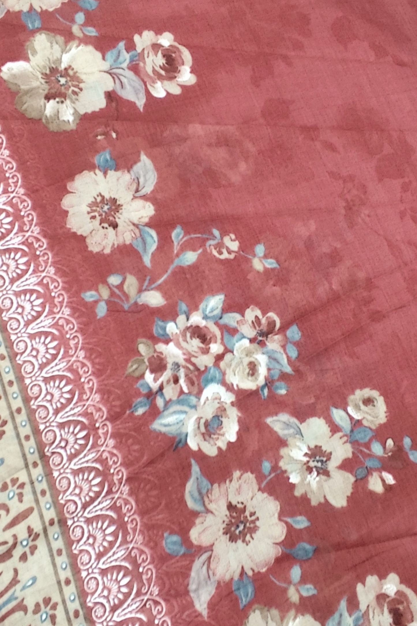 Wild Magnolia Mul Cotton Dupatta