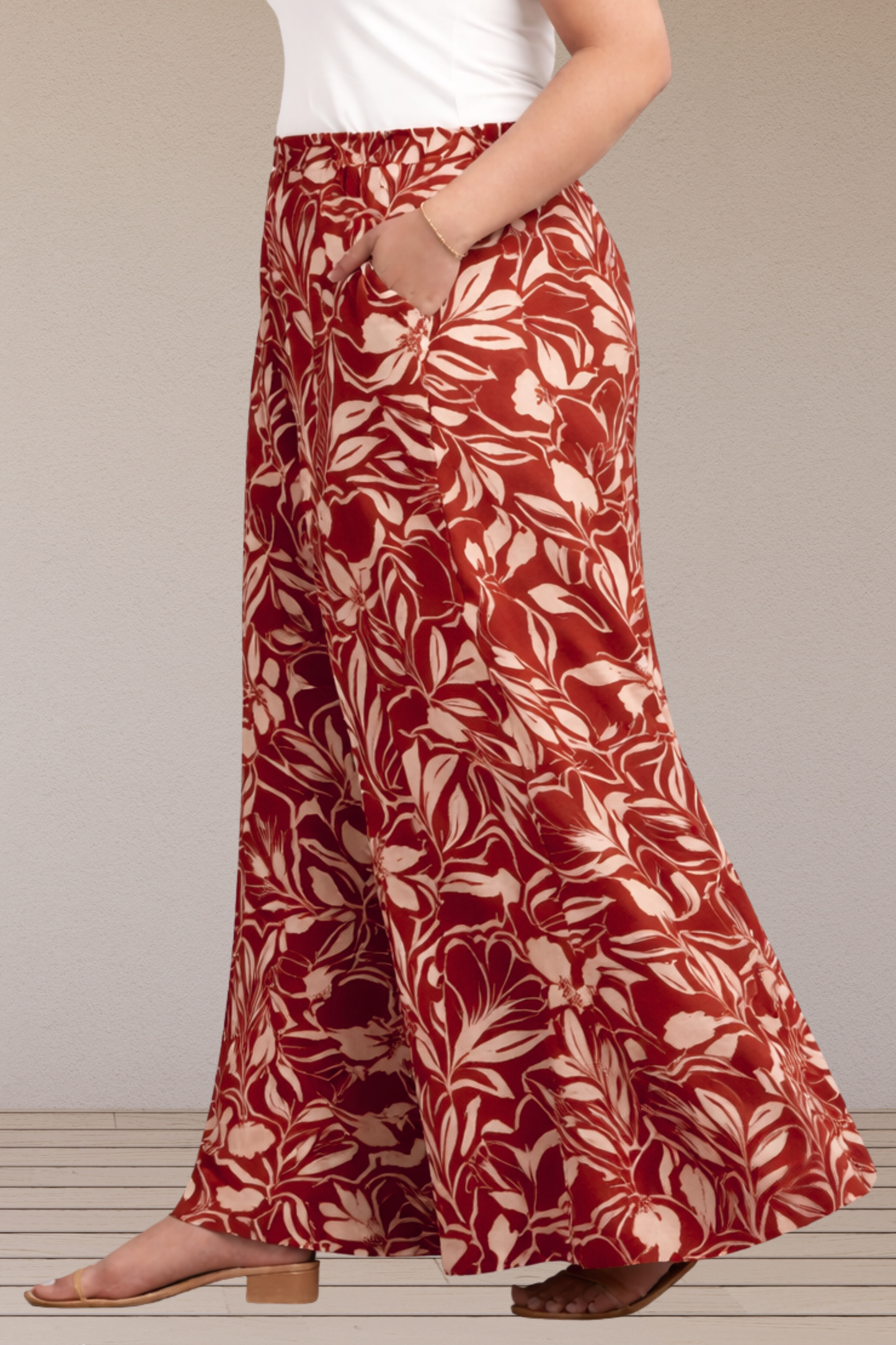 Rust Botanical Summer Lounge Pants