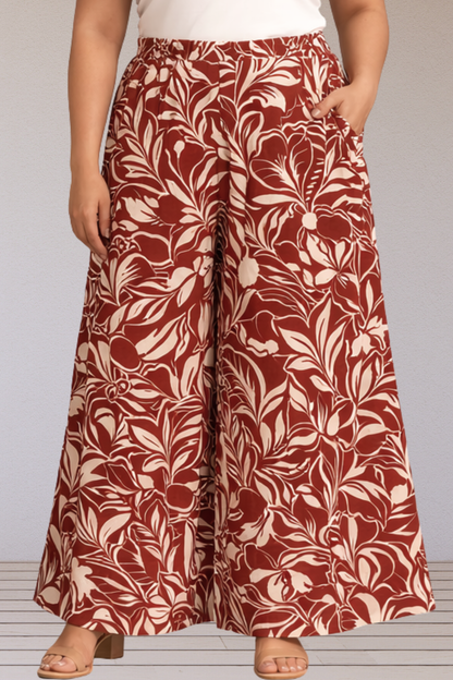 Rust Botanical Summer Lounge Pants