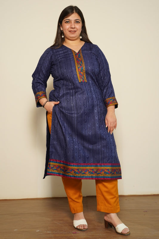 Sapphire Frose Woollen Kurta Set