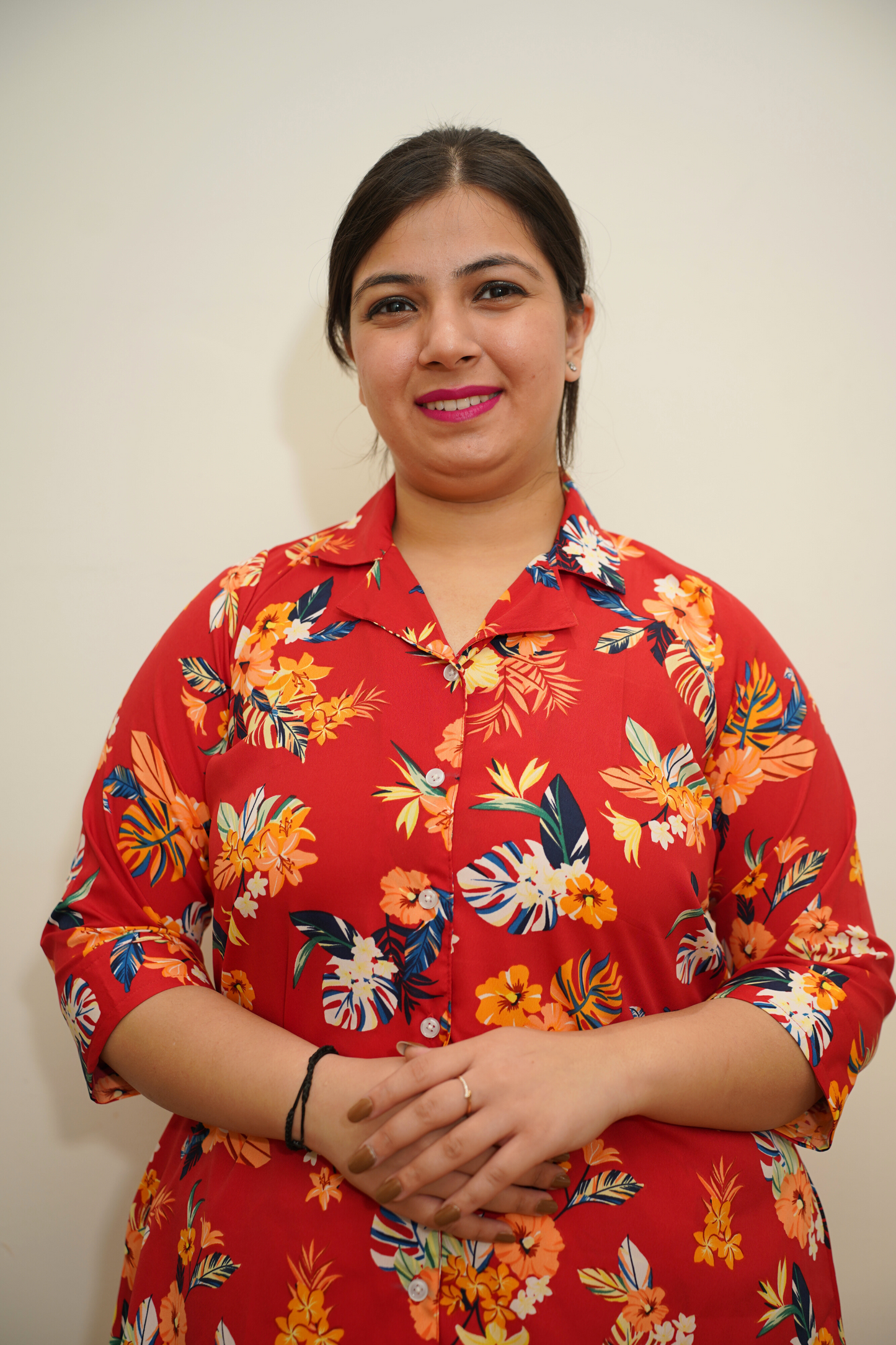 Scarlet Red Floral Co-ord Set