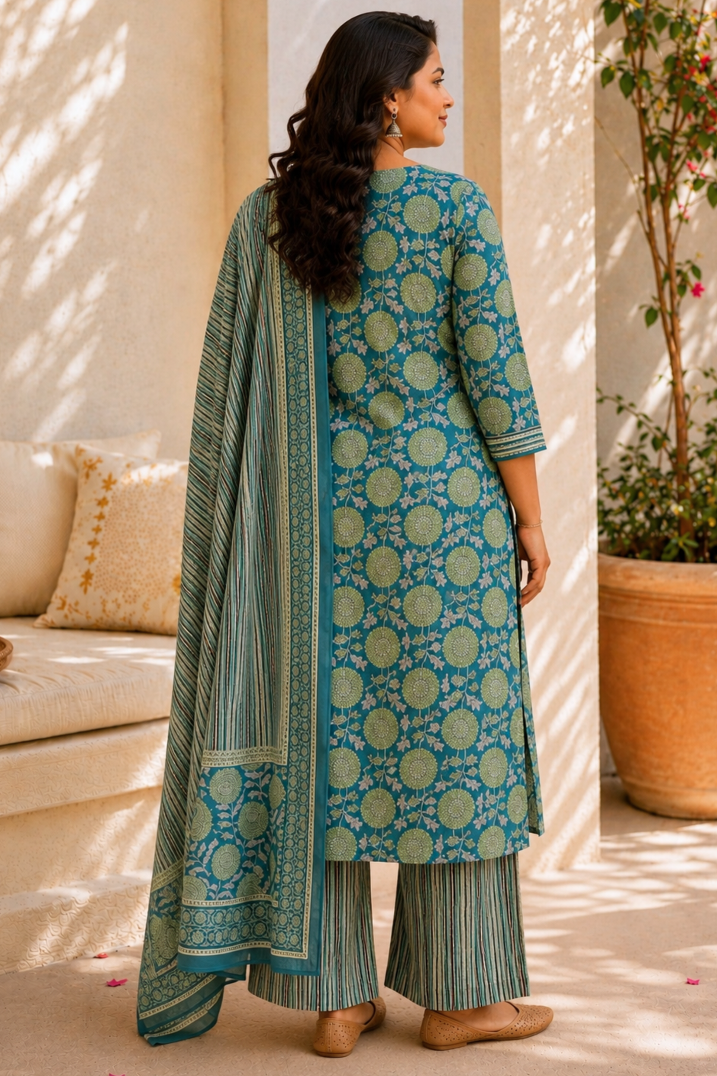Breezy Muse Cotton Suit Set