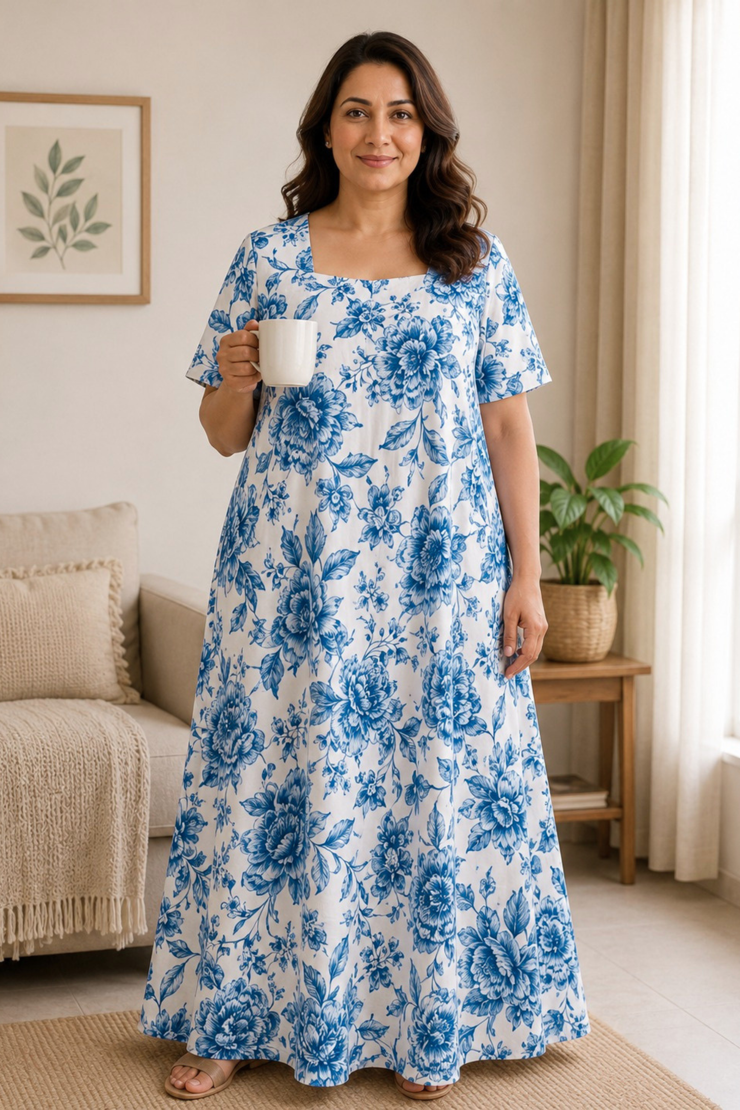 Morning Meadow Rayon Night Gown