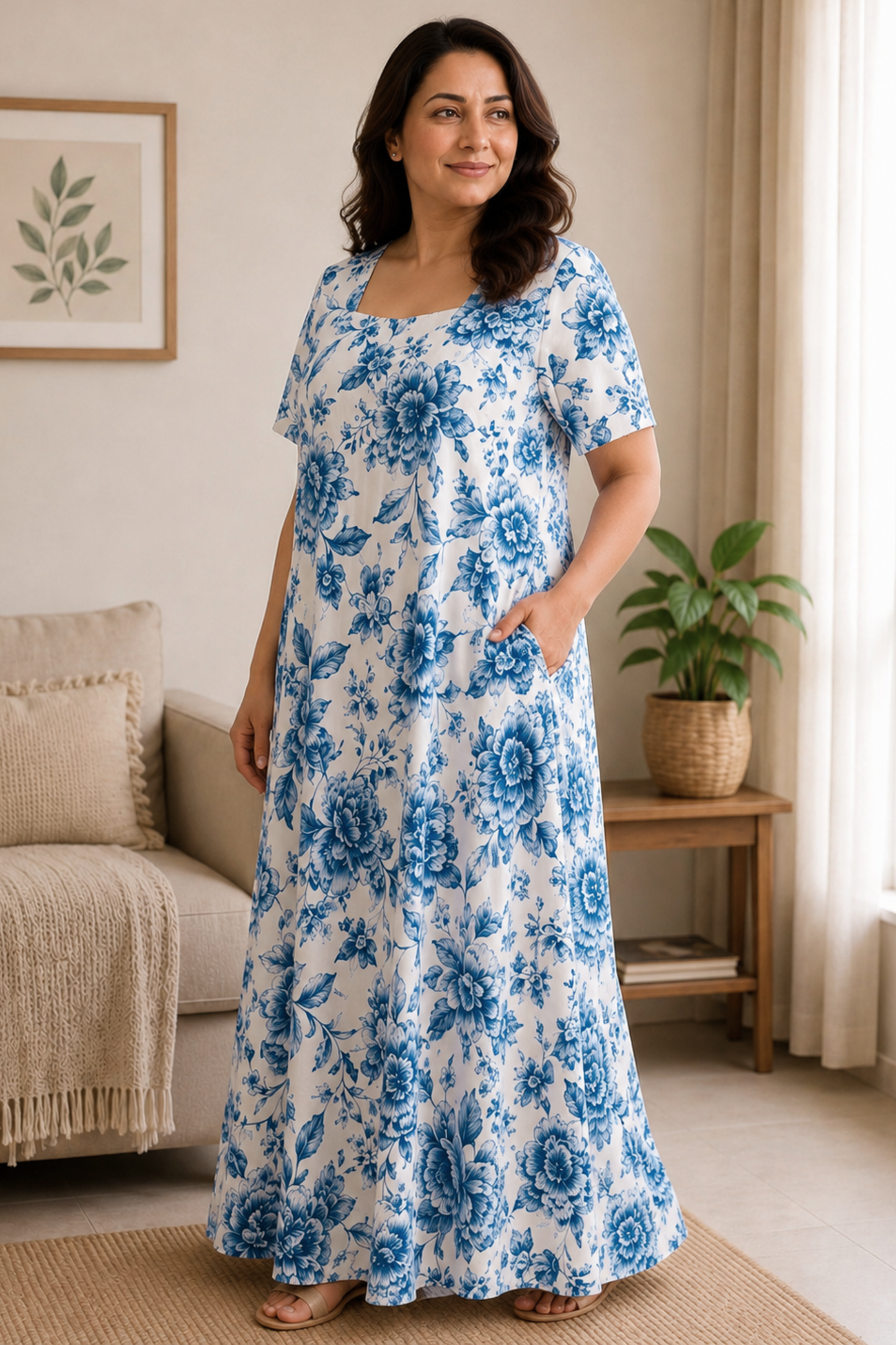 Morning Meadow Rayon Night Gown