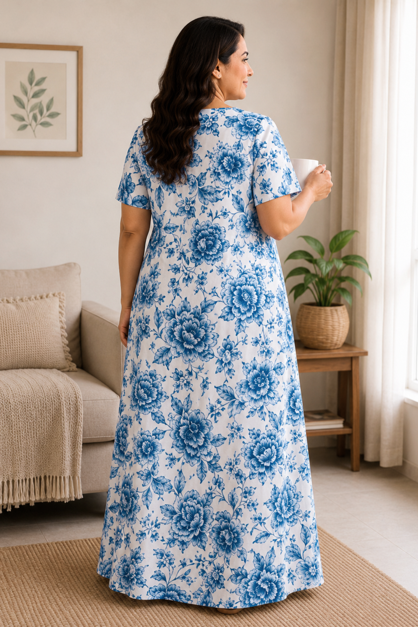 Morning Meadow Rayon Night Gown
